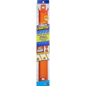 Hot Wheels Track Creator Straight Track Pack. 3 Feet Of Speed Snap Track & 2 Adapters