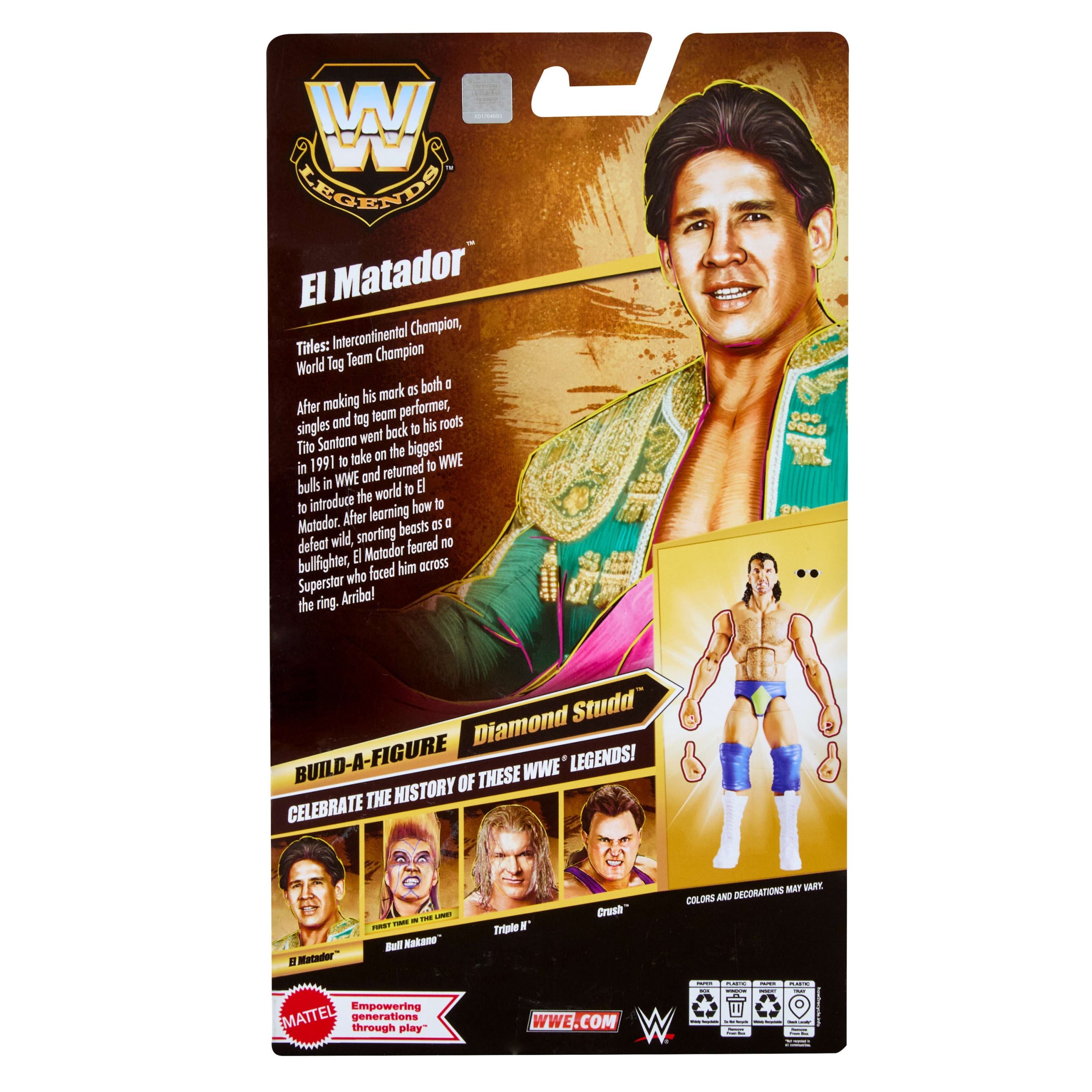 WWE Legends Elite Collection El Matador Action Figure - Image 10