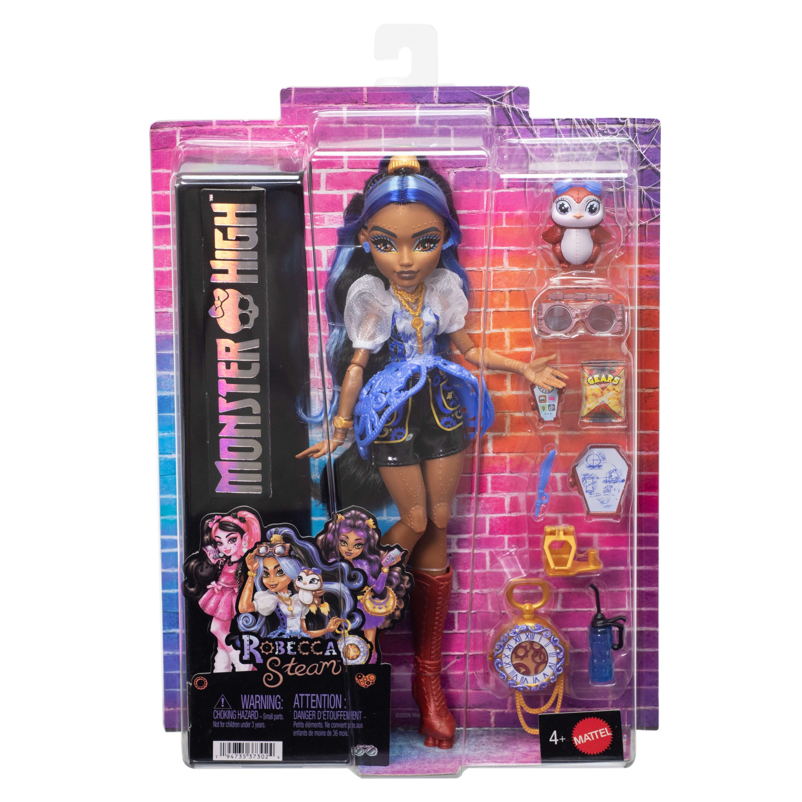 Monster High Muñeca Look Monstruoso Robecca - Image 6