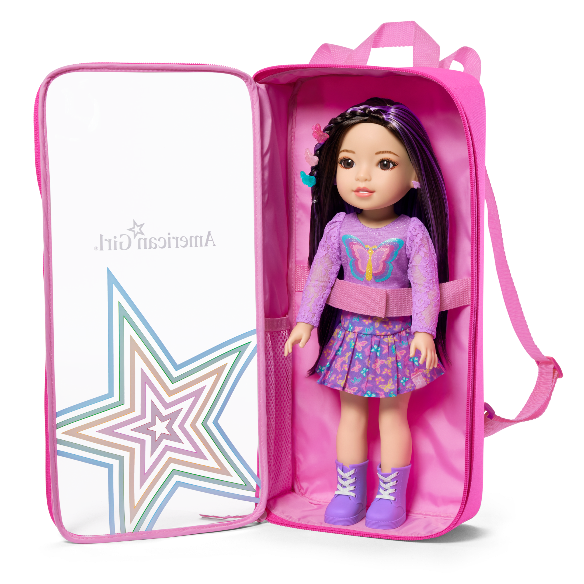AG Sisters™ Jozette™ Doll. Book & Doll Carrier - Image 8