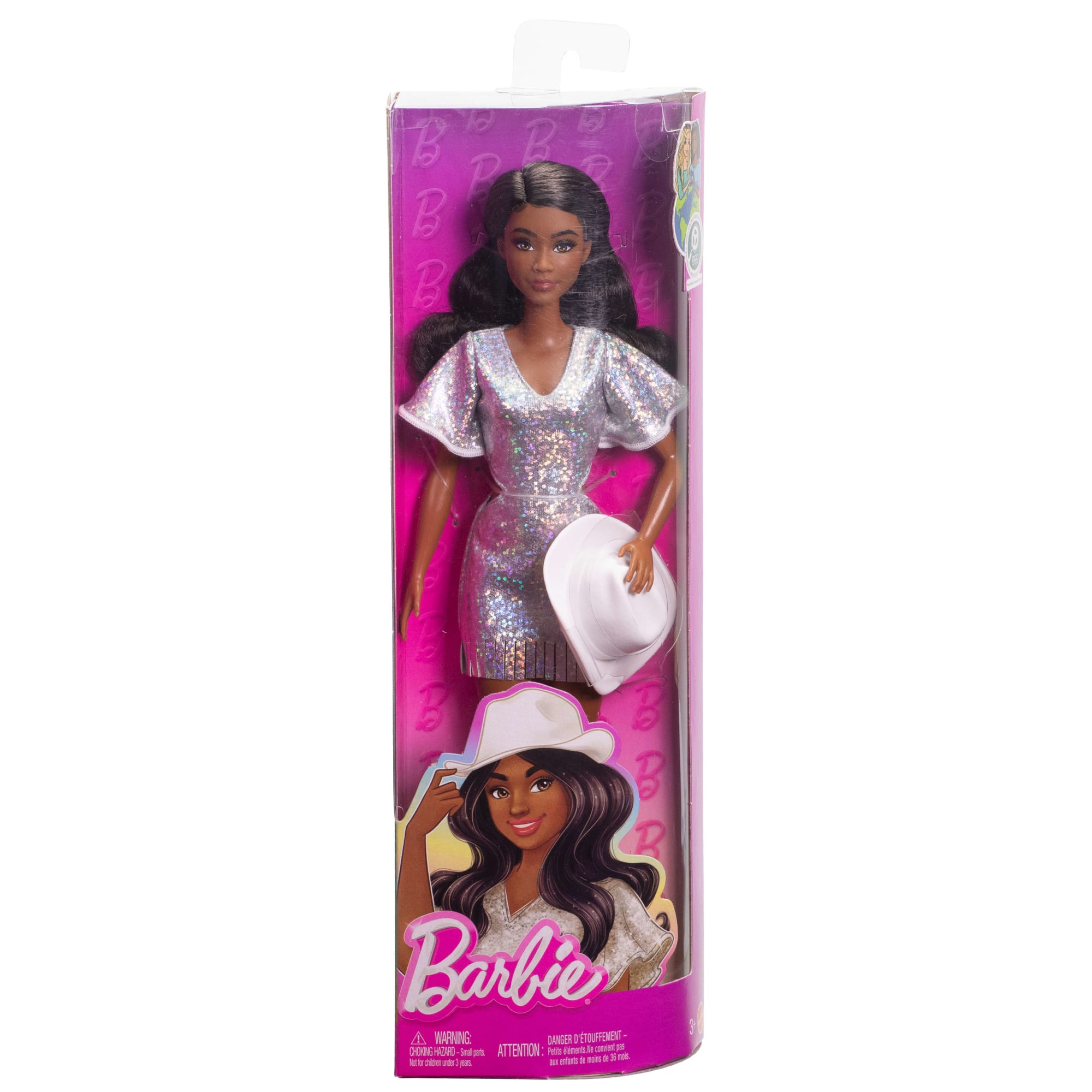 Barbie® Poupée Barbie Fashionistas Robe Argentée - Image 6