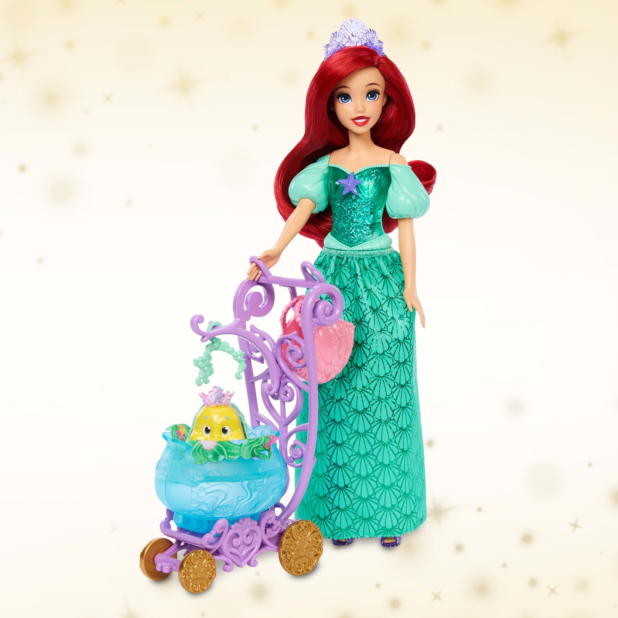 Disney Princesa Accesorios para Muñeca Carriola de Animalitos - Image 4