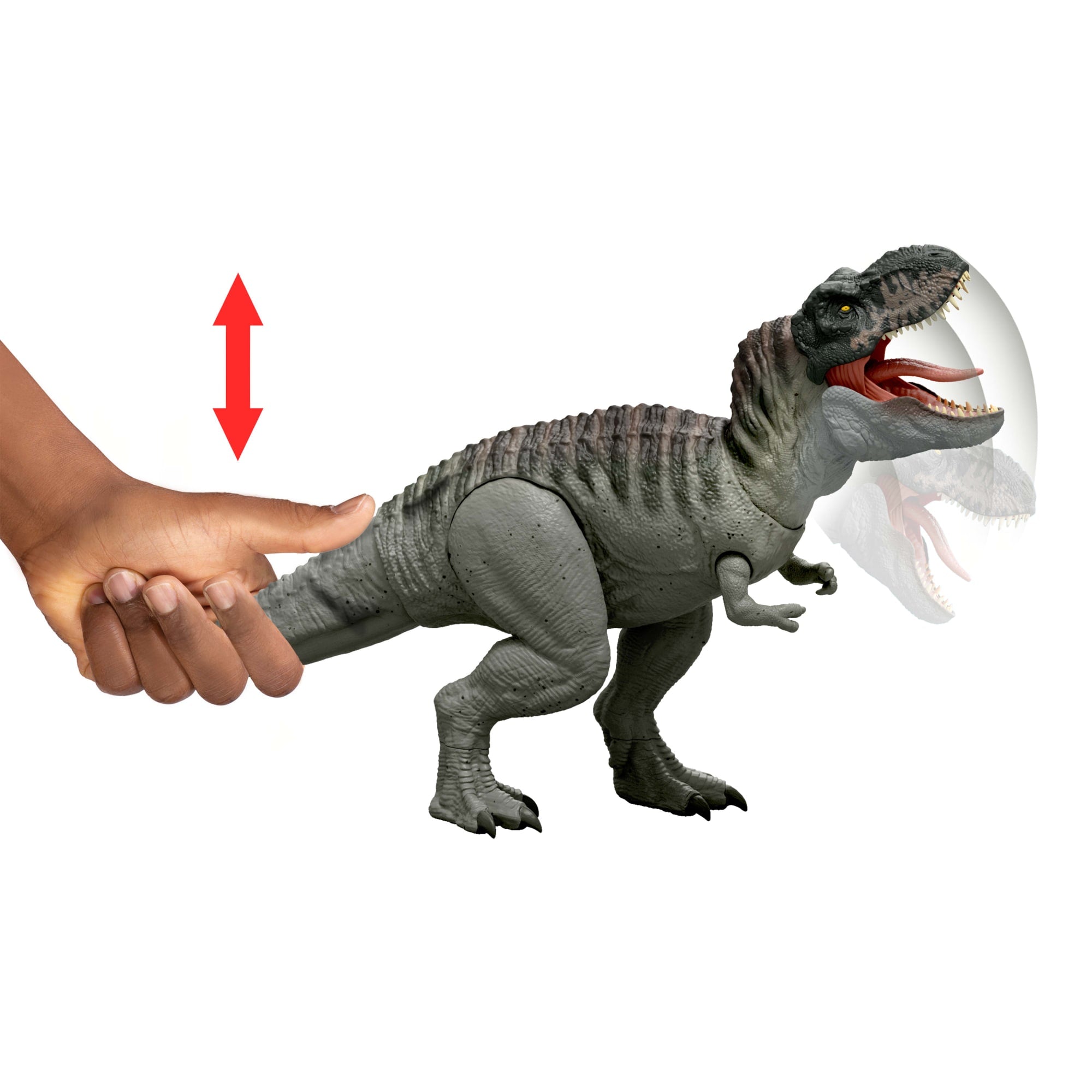 Jurassic World Dinossauro de Brinquedo Rebirth T-Rex Mordida Destruidora - Image 3