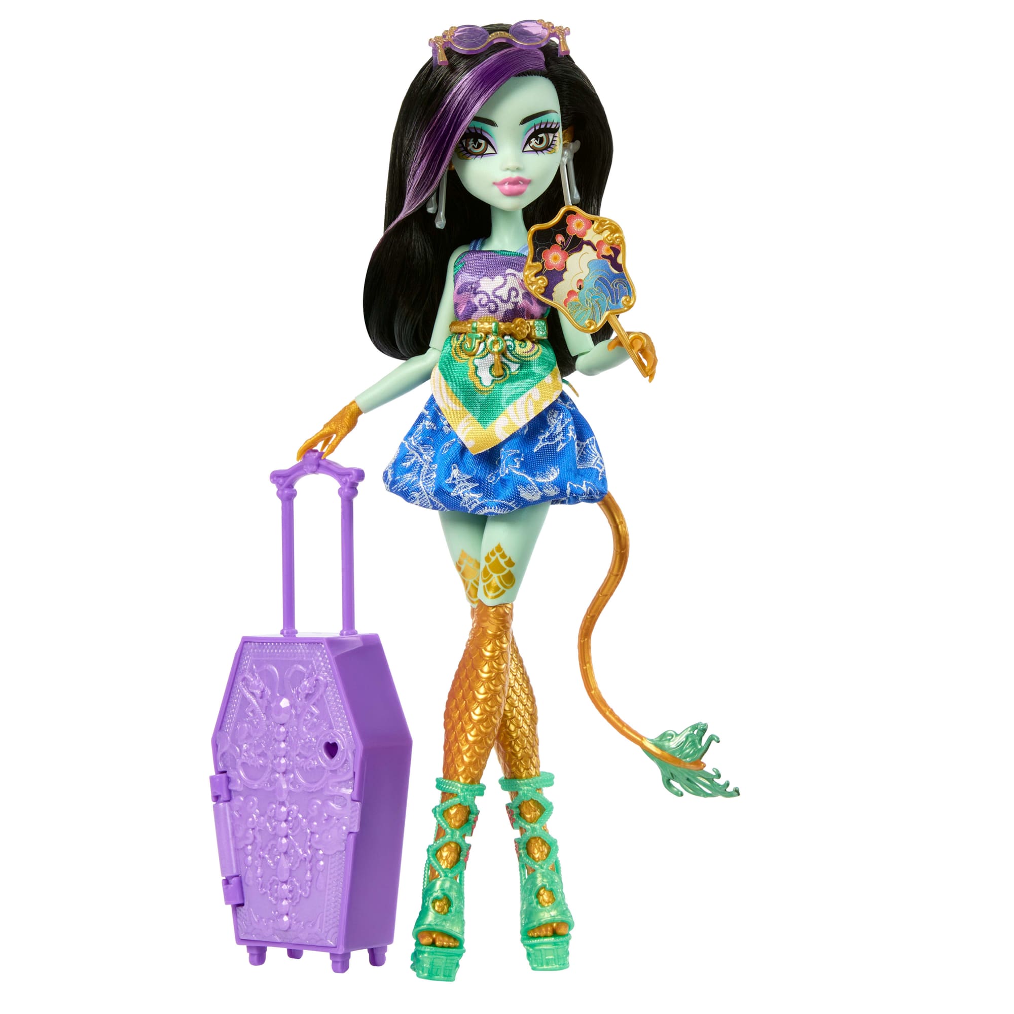 Monster High Skulltimate Secrets Gore-Geous Oasis Playset. Jinafire Long Doll And Accessories - Image 4