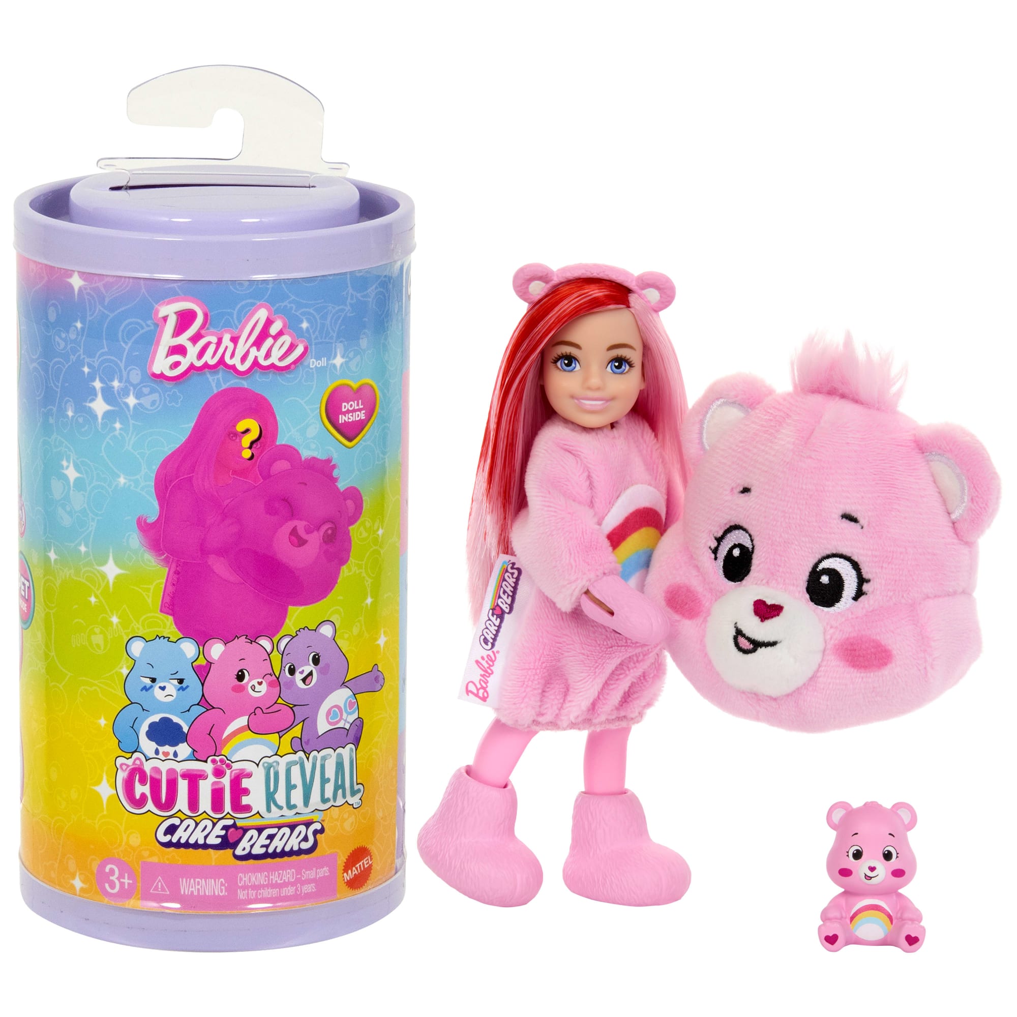 Barbie Cutie Reveal Care Bears Series Chelsea Small Doll & Accessories. 6 Surprises