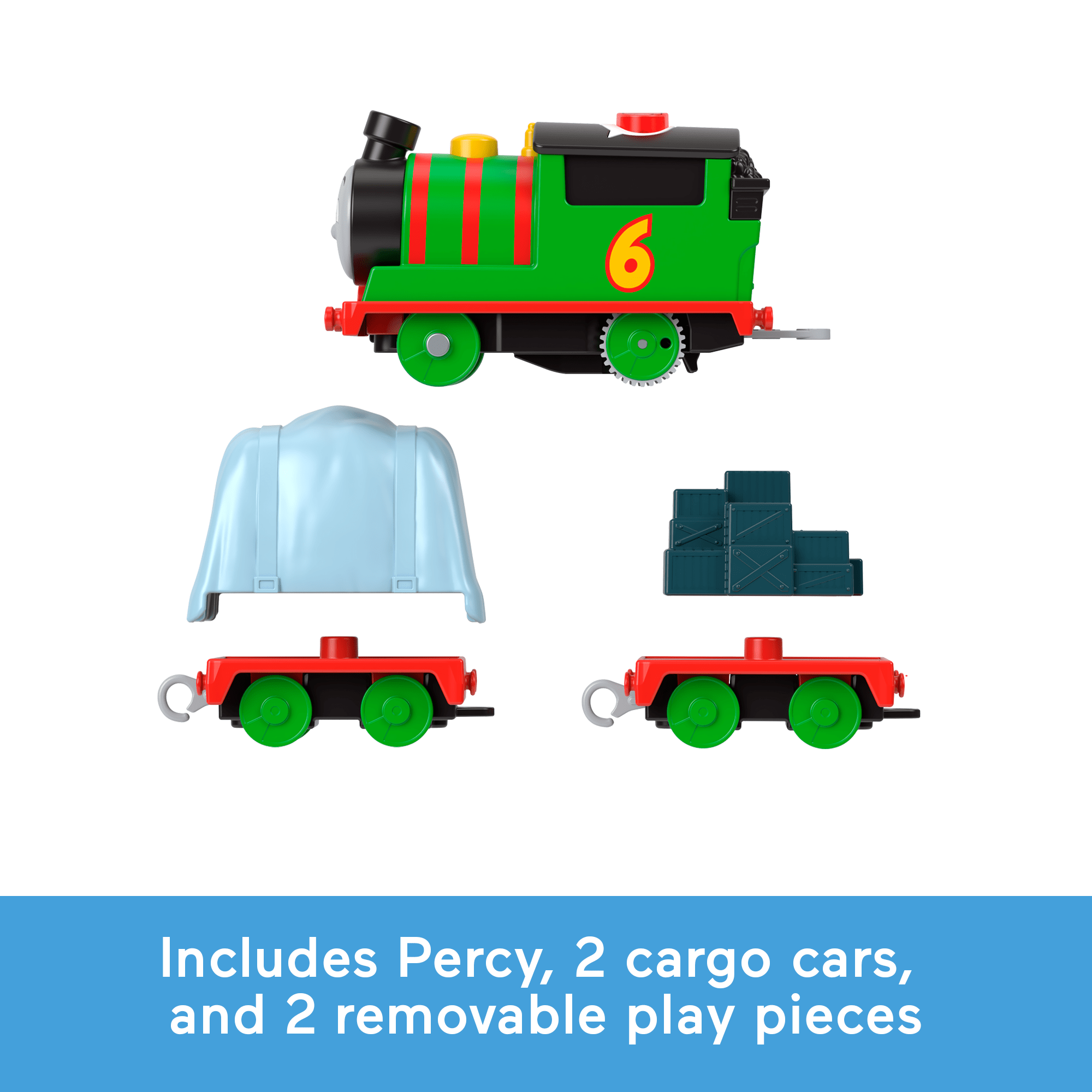 Thomas & Friends Talking Percy Toy Train. Motorized Engine With Phrases & Sounds - Image 5