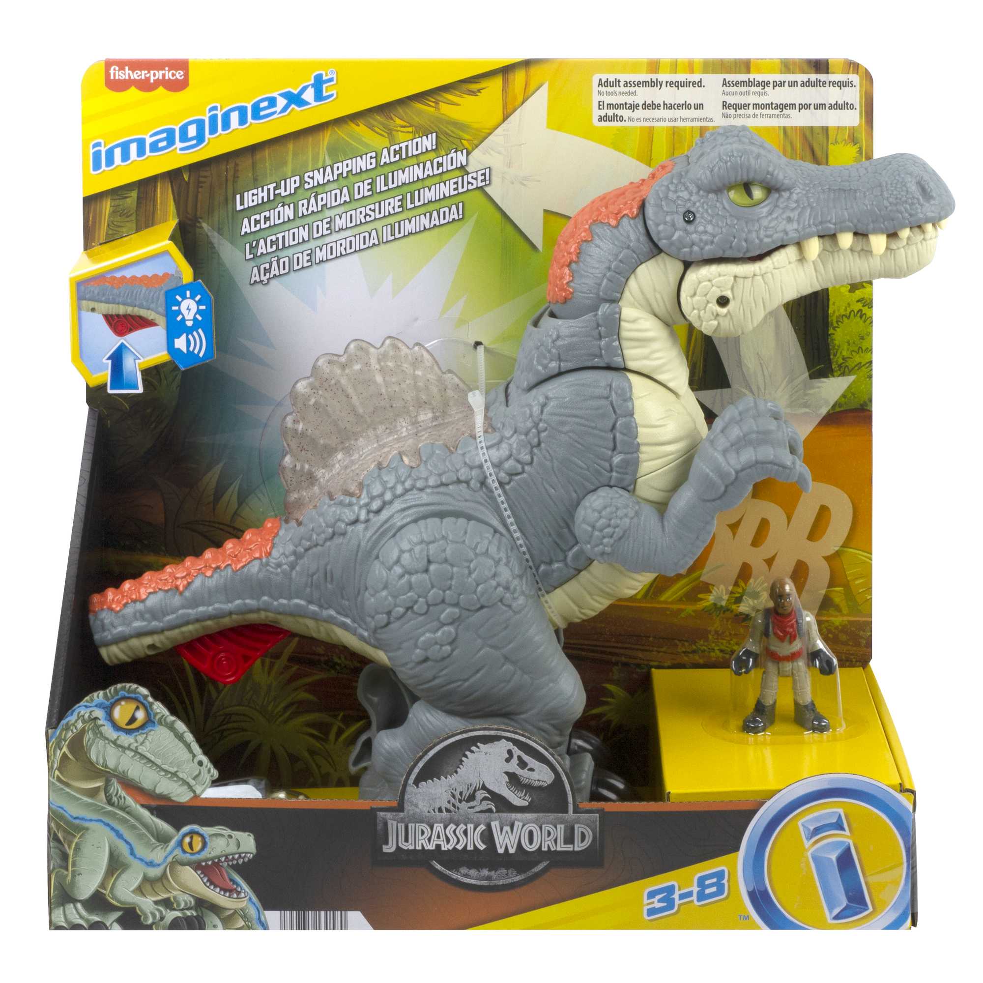 Imaginext-Jurassic World-Spinosaurus dents Acérées-Coffret - Image 6