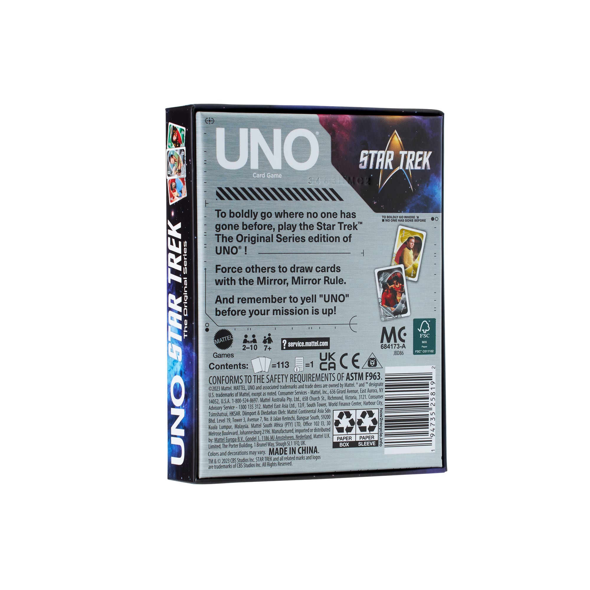 UNO Fandom Star Trek: The Original Series Game Deck - Image 12