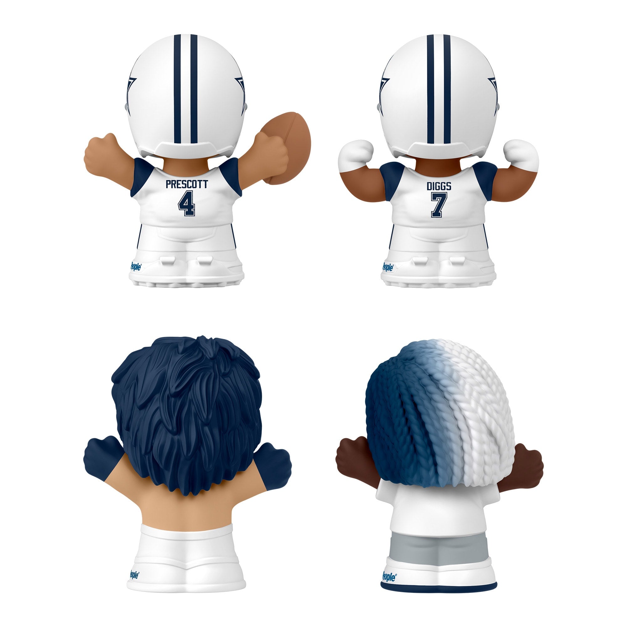 Little People Collector Dallas Cowboys Alternate Jersey Figure Set - Image 4