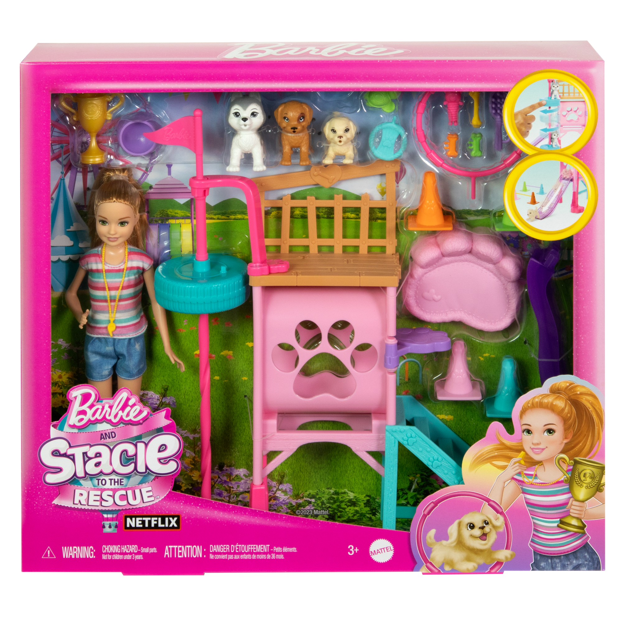 Barbie-Poupée et Coffret Parcours D'Obstacles - Image 6
