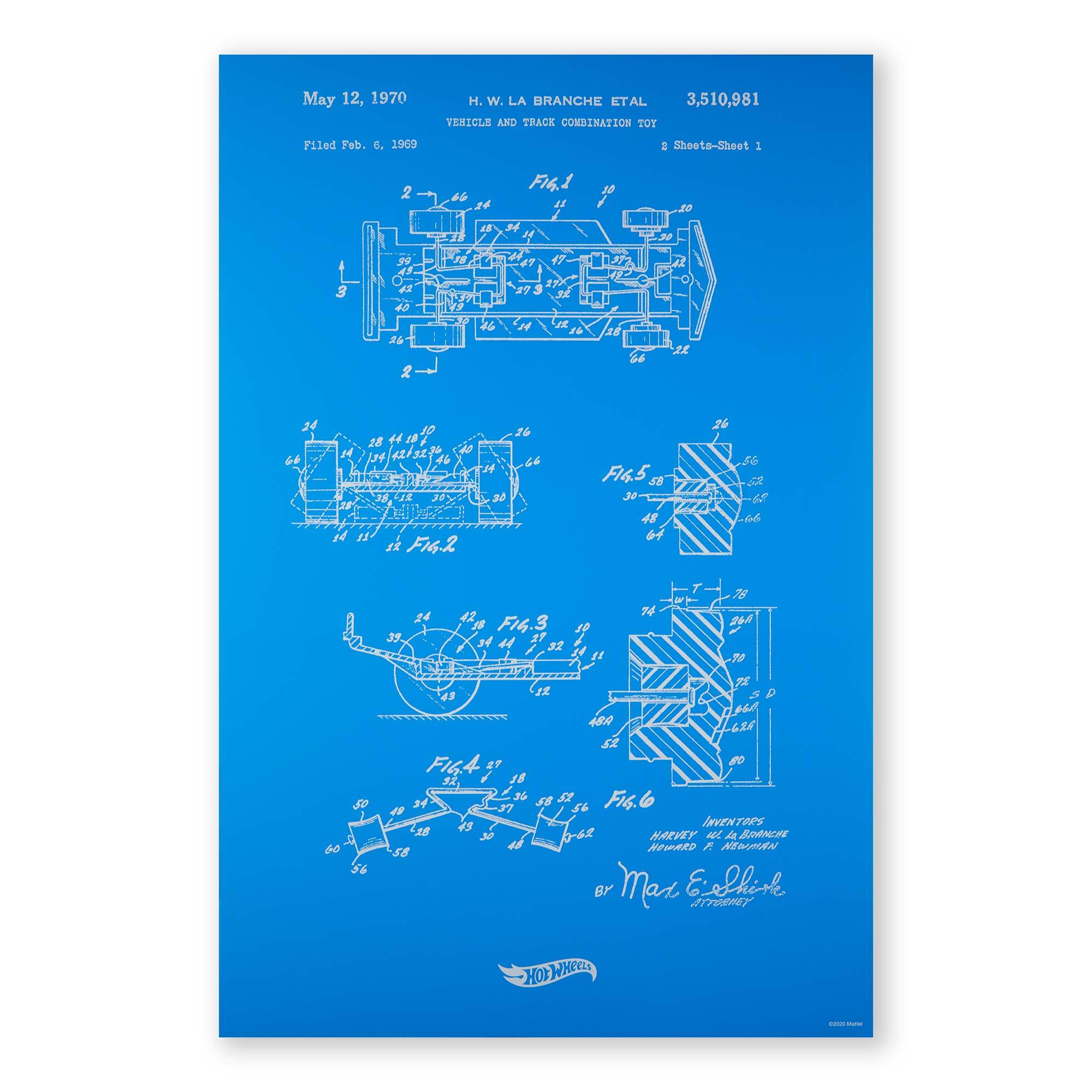 Art of Engineering Hot Wheels Print - Image 2