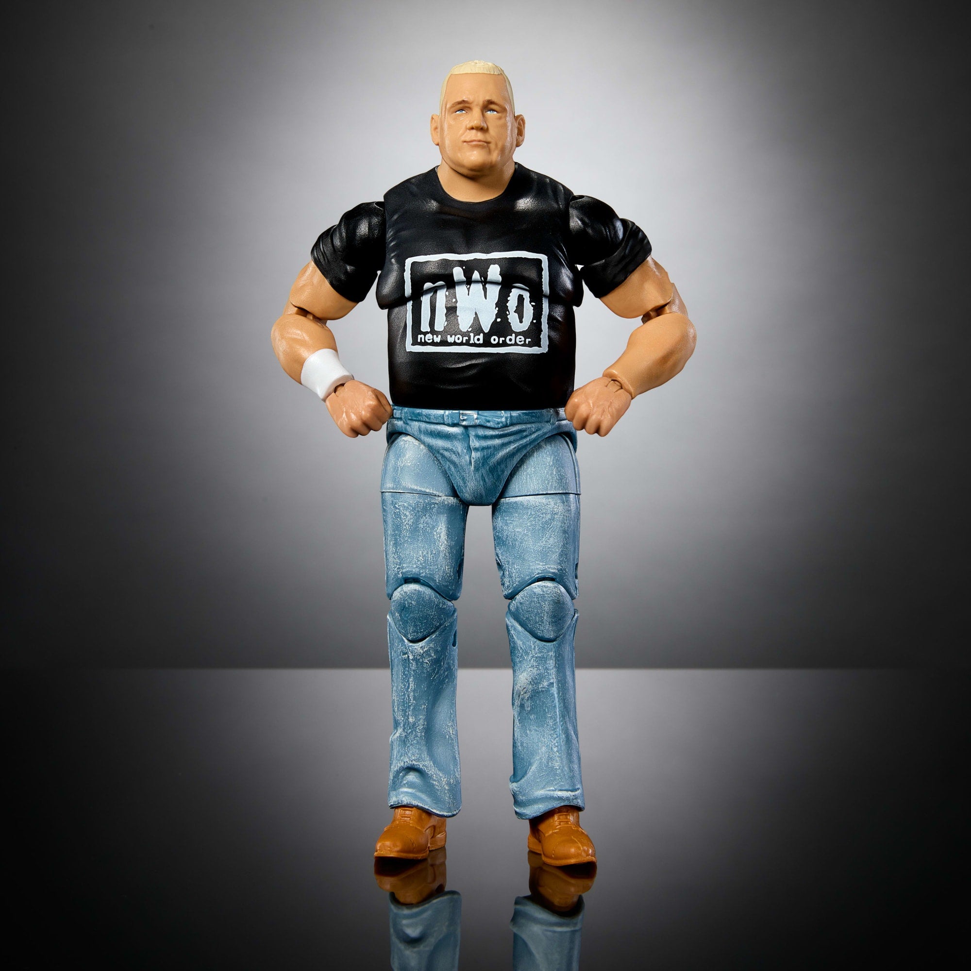 WWE Monday Night War Elite Collection Razor Ramon Action Figure & Dusty Rhodes Build-A-Figure Parts - Image 8