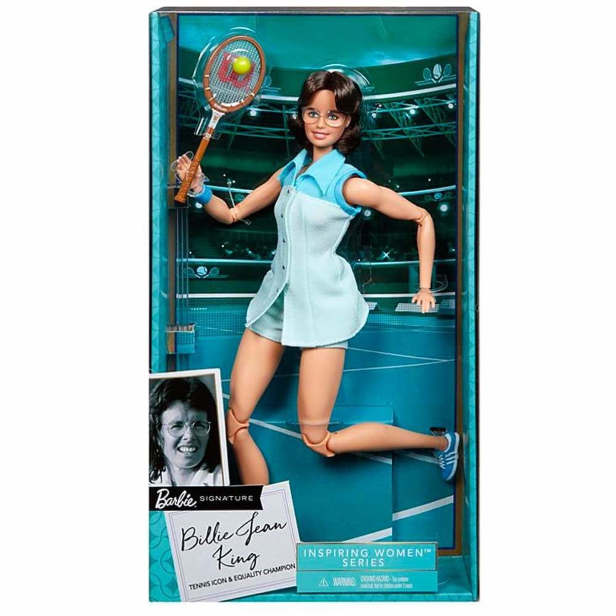 Billie Jean King Barbie Inspiring Women Series Doll - Image 13