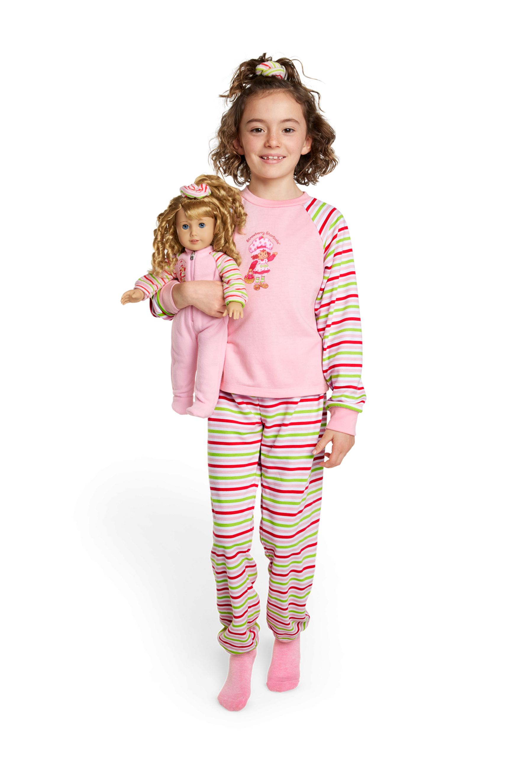 Courtney's™ Strawberry Shortcake™ PJs for Girls & 18-inch Dolls (Historical Characters)