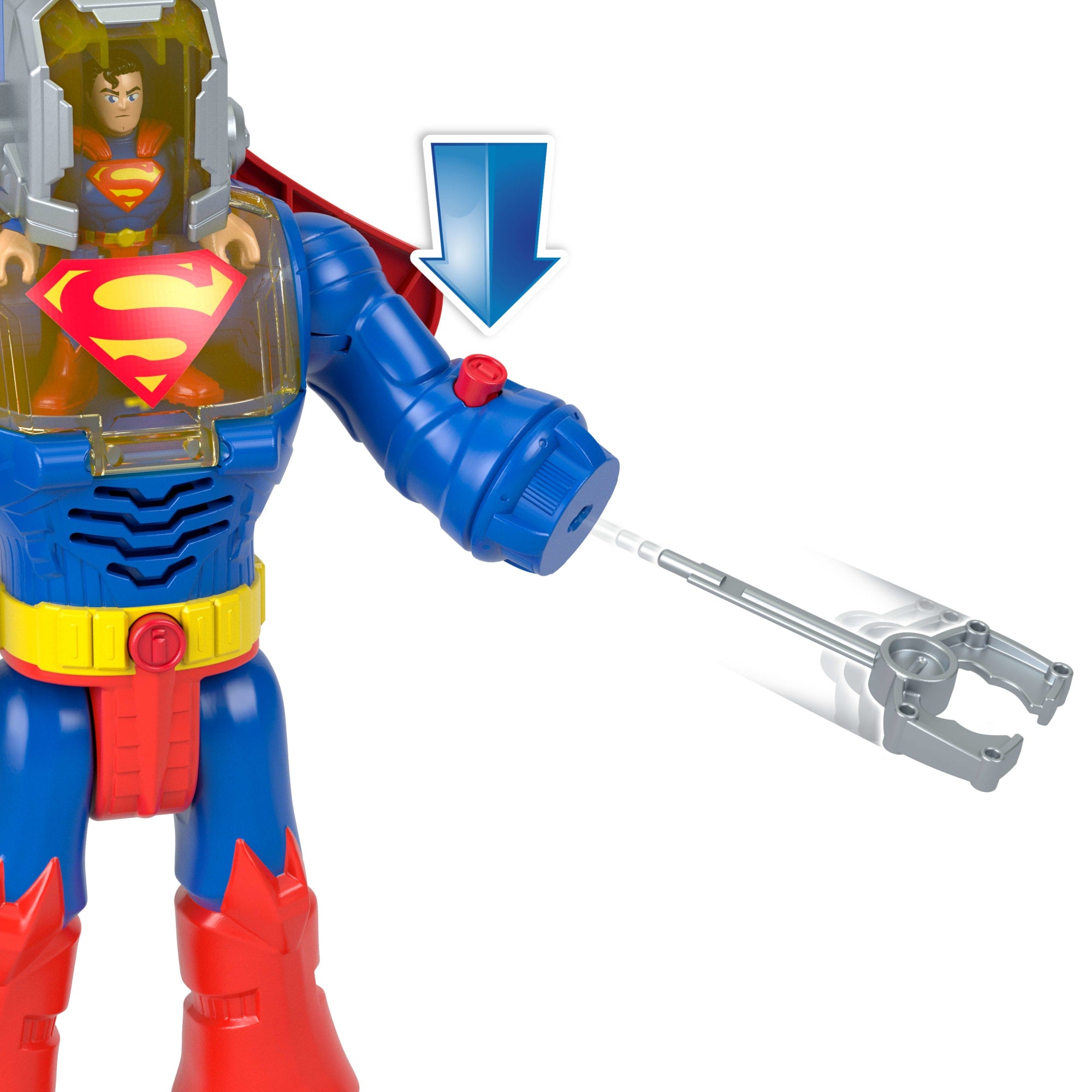 Imaginext DC Super Friends Figura de Ação Superman Insider - Image 4