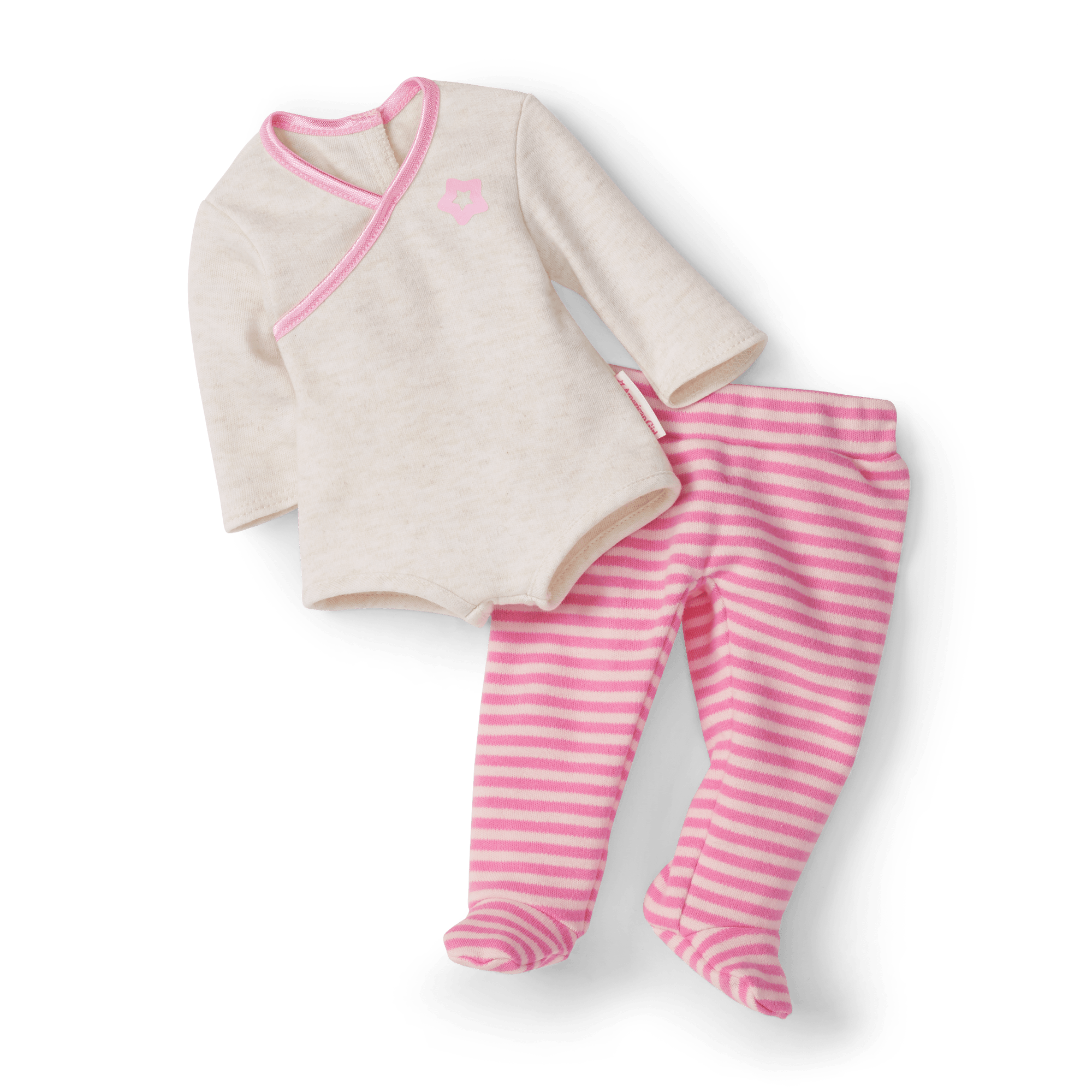 Bitty Baby® Doll #6 with red hair in Pretty Pink - Image 2