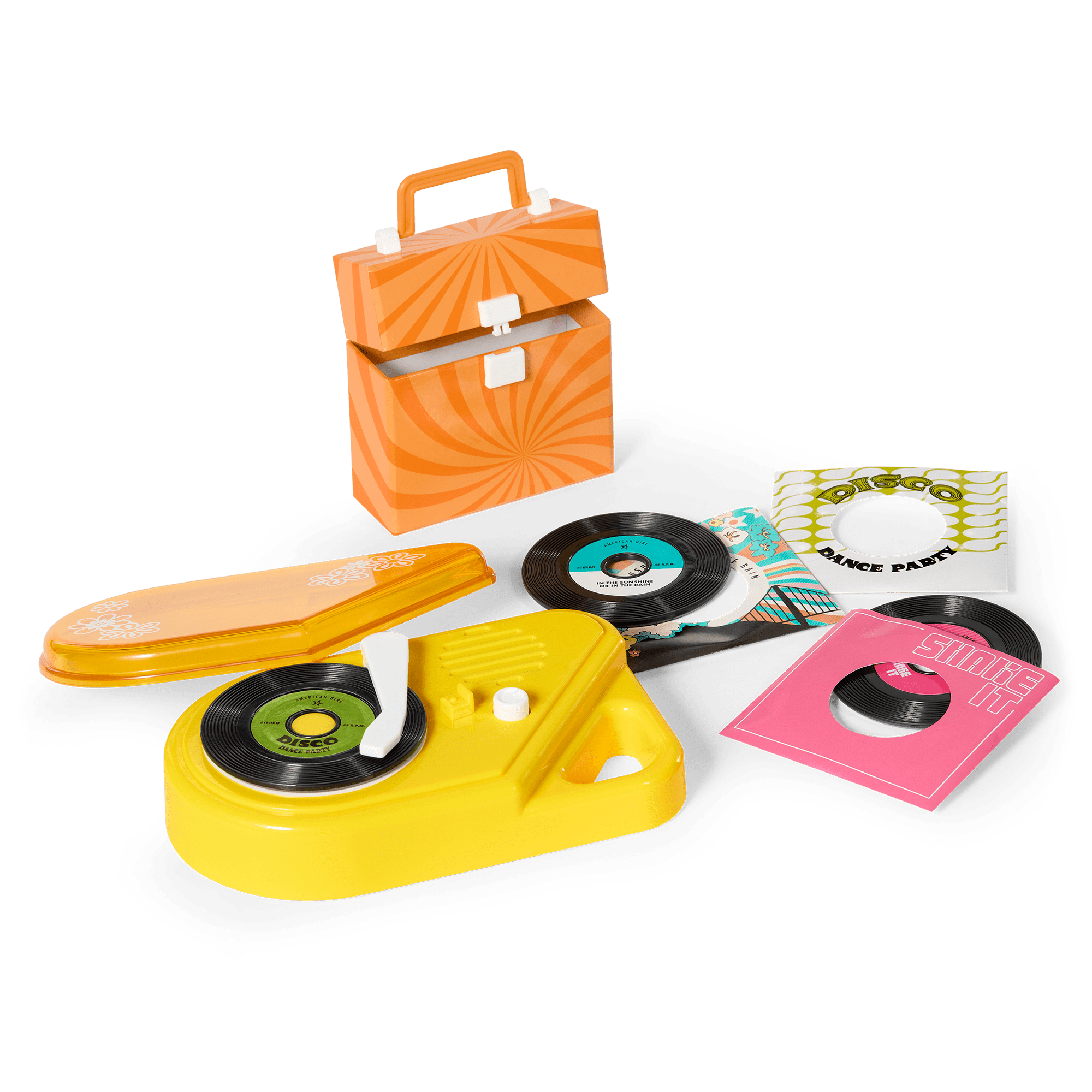 Julie's™ Record Player & Accessories for 18-inch Dolls (Historical Characters)
