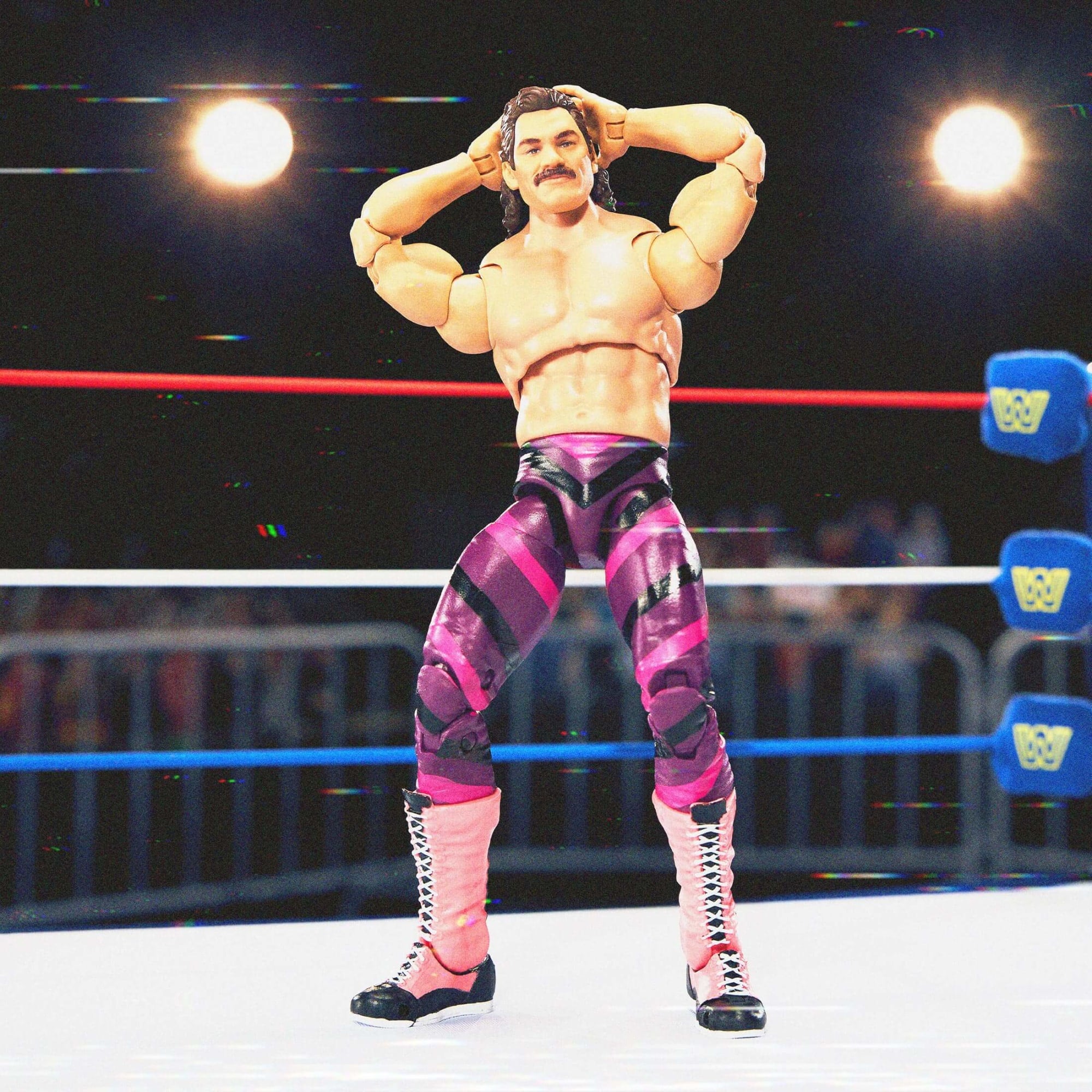 WWE Action Figure Ultimate Edition Coliseum Collection Jake The Snake Roberts & Ravishing Rick Rude 2-Pack - Image 6