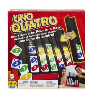 UNO Quatro Jeu Pour Adultes. Familles et Soirées de Jeux
