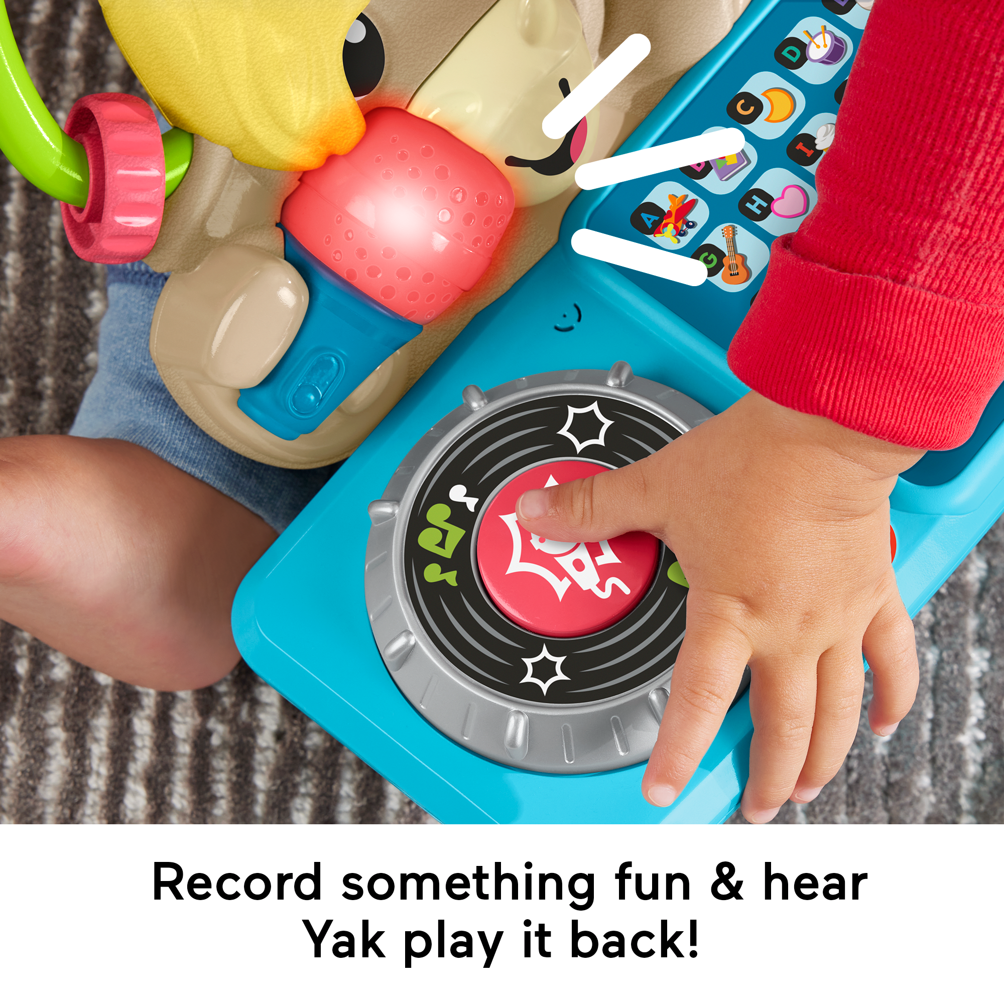 Fisher-Price Link Squad A To Z Yak Baby Learning Toy With Music & Lights - Image 3