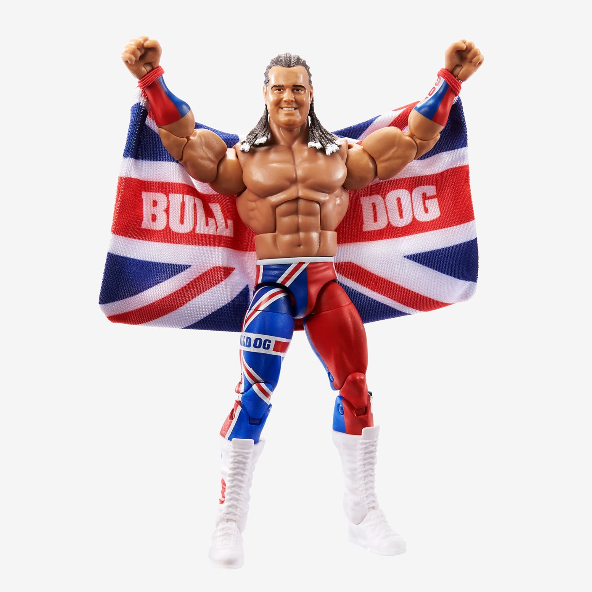 WWE British Bulldog™ Elite Collection Action Figure - Image 3