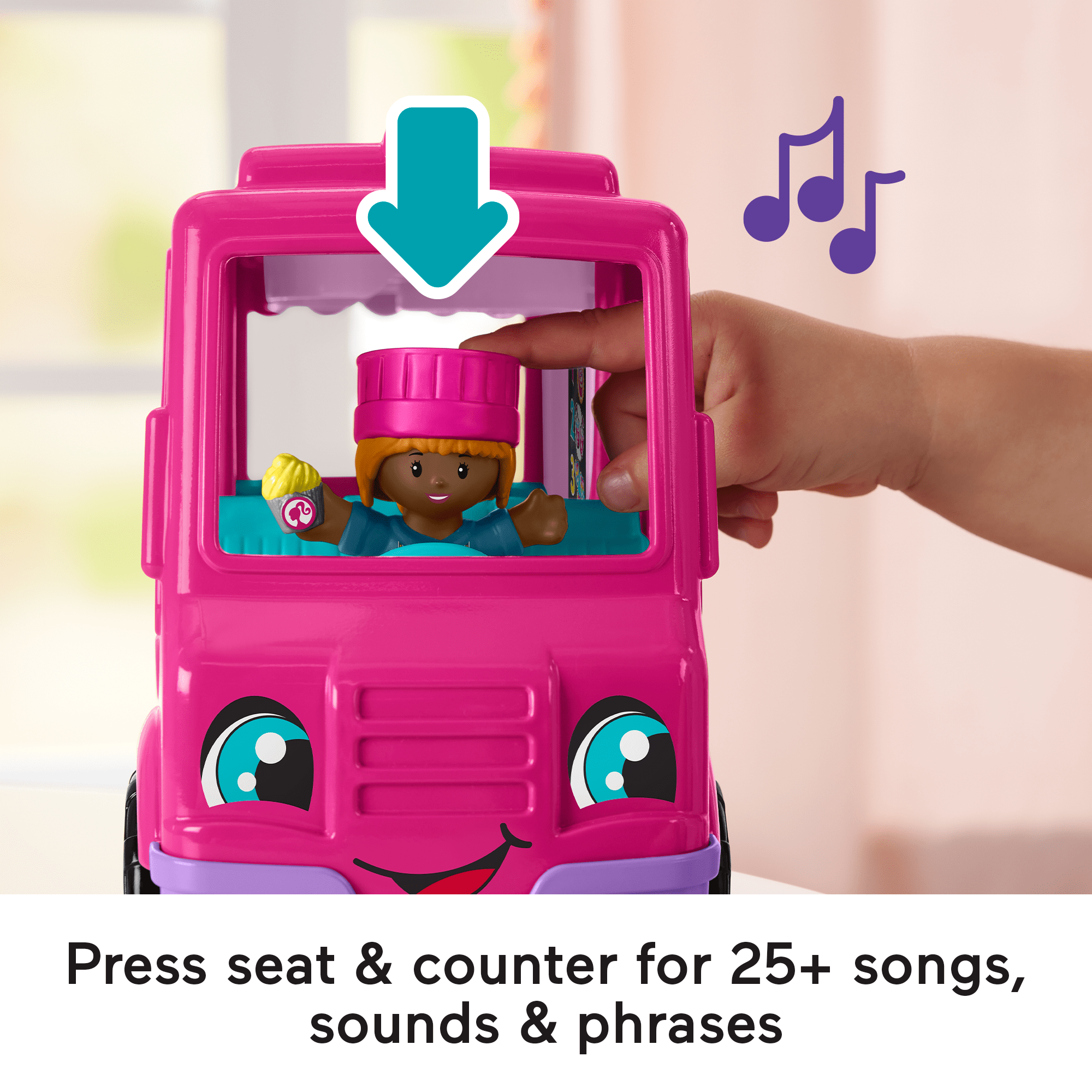 Barbie Cupcake Truck By Little People - Image 3