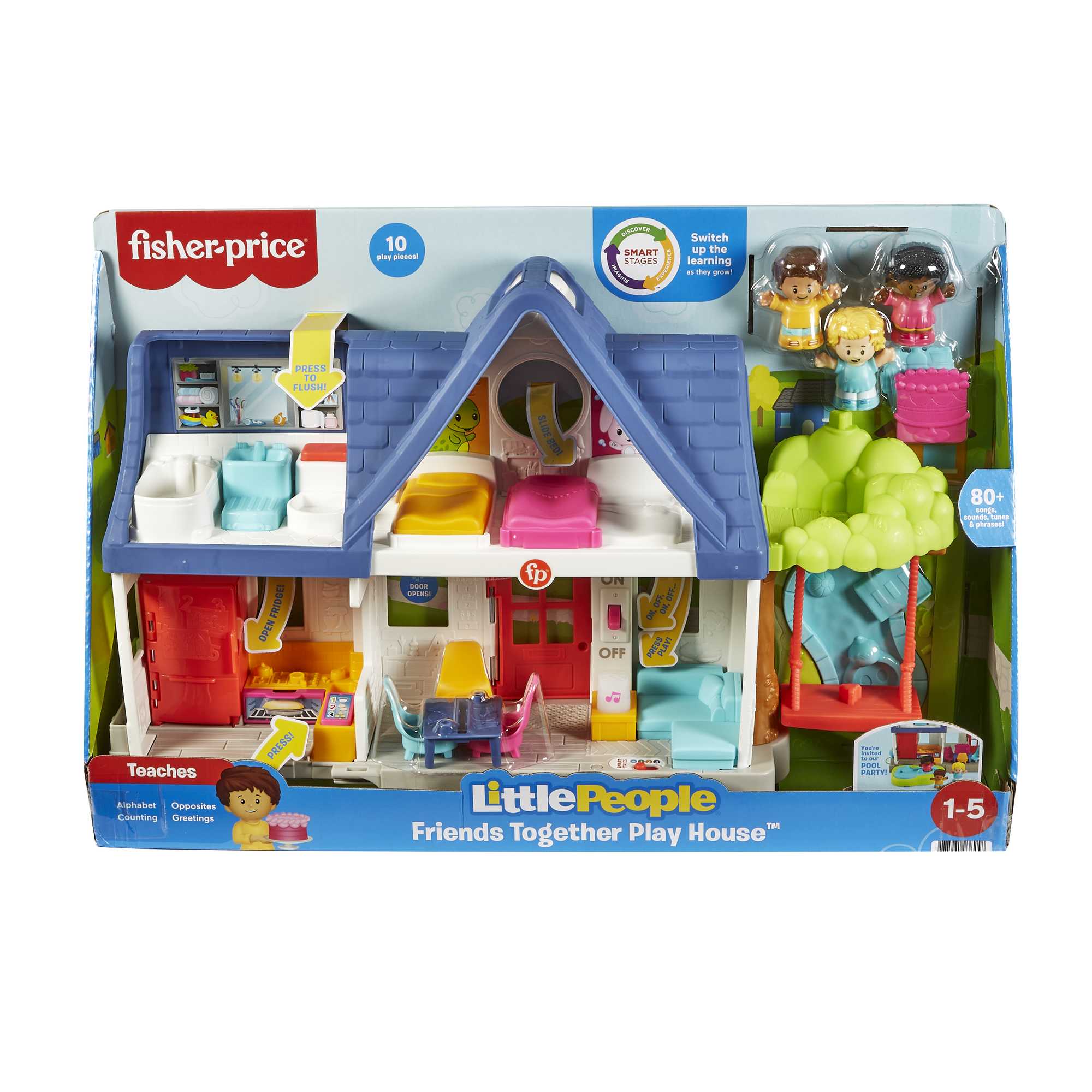 Fisher-Price Little People Friends Together Play House - English & French Version - Image 6