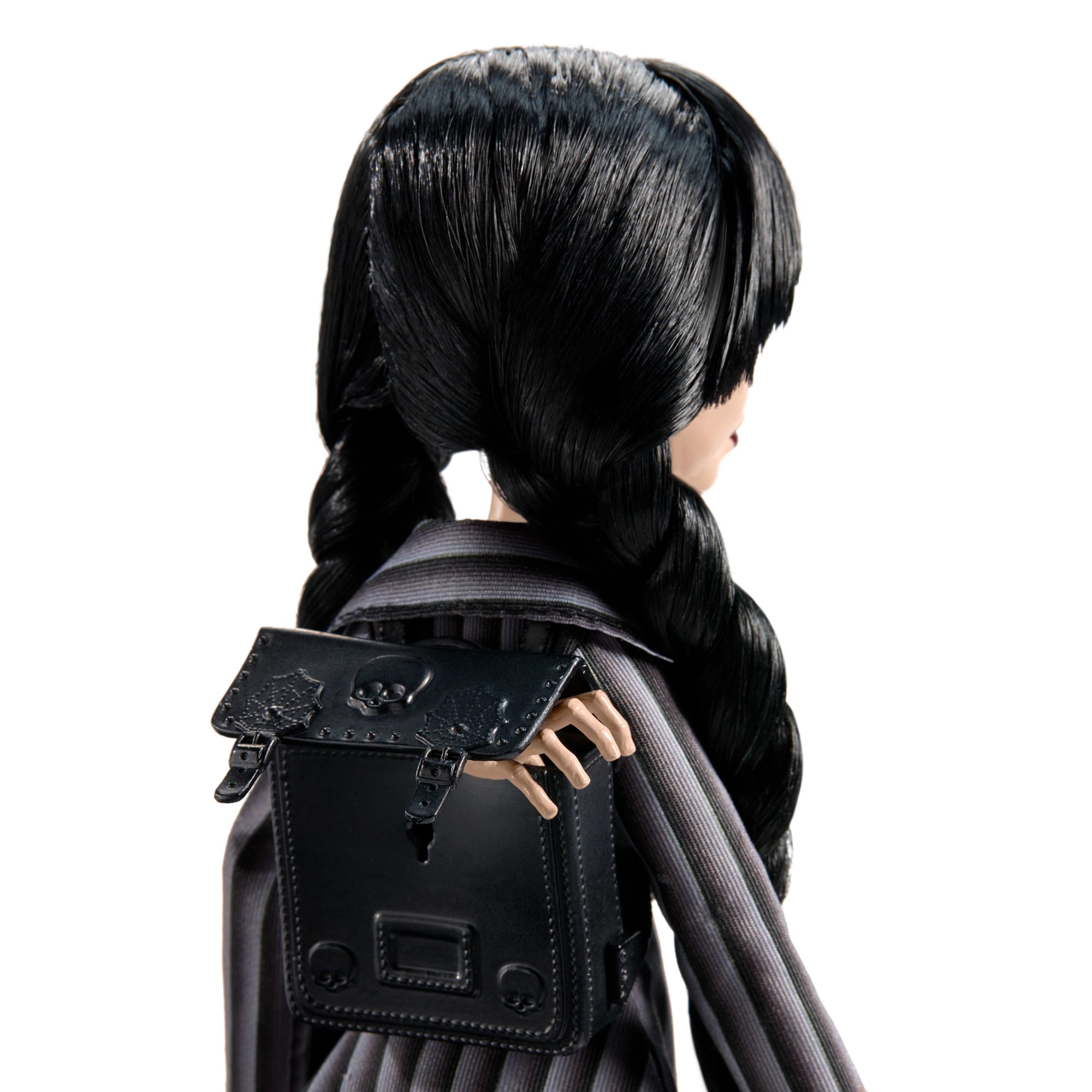 Monster High Wednesday Collectible Doll. Wednesday Addams in Nevermore Academy Uniform With Thing - Image 4