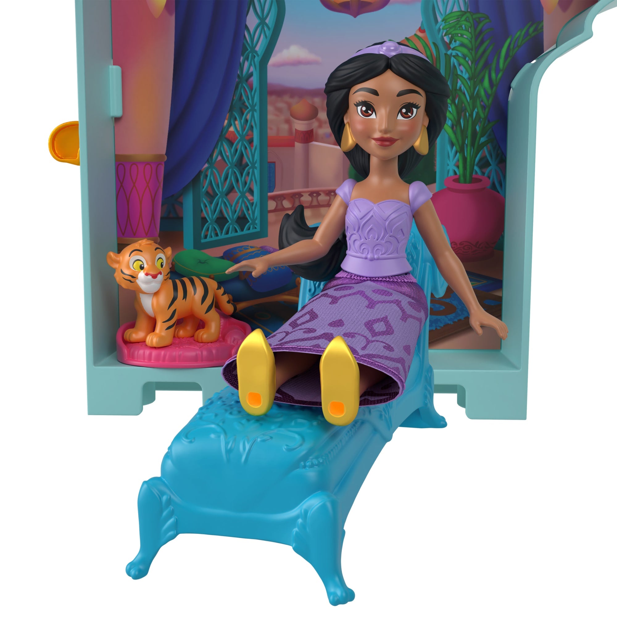 Disney Princess Jasmine Stacking Castle Doll House With Small Doll. inspired By Disney Movie Aladdin - Image 5
