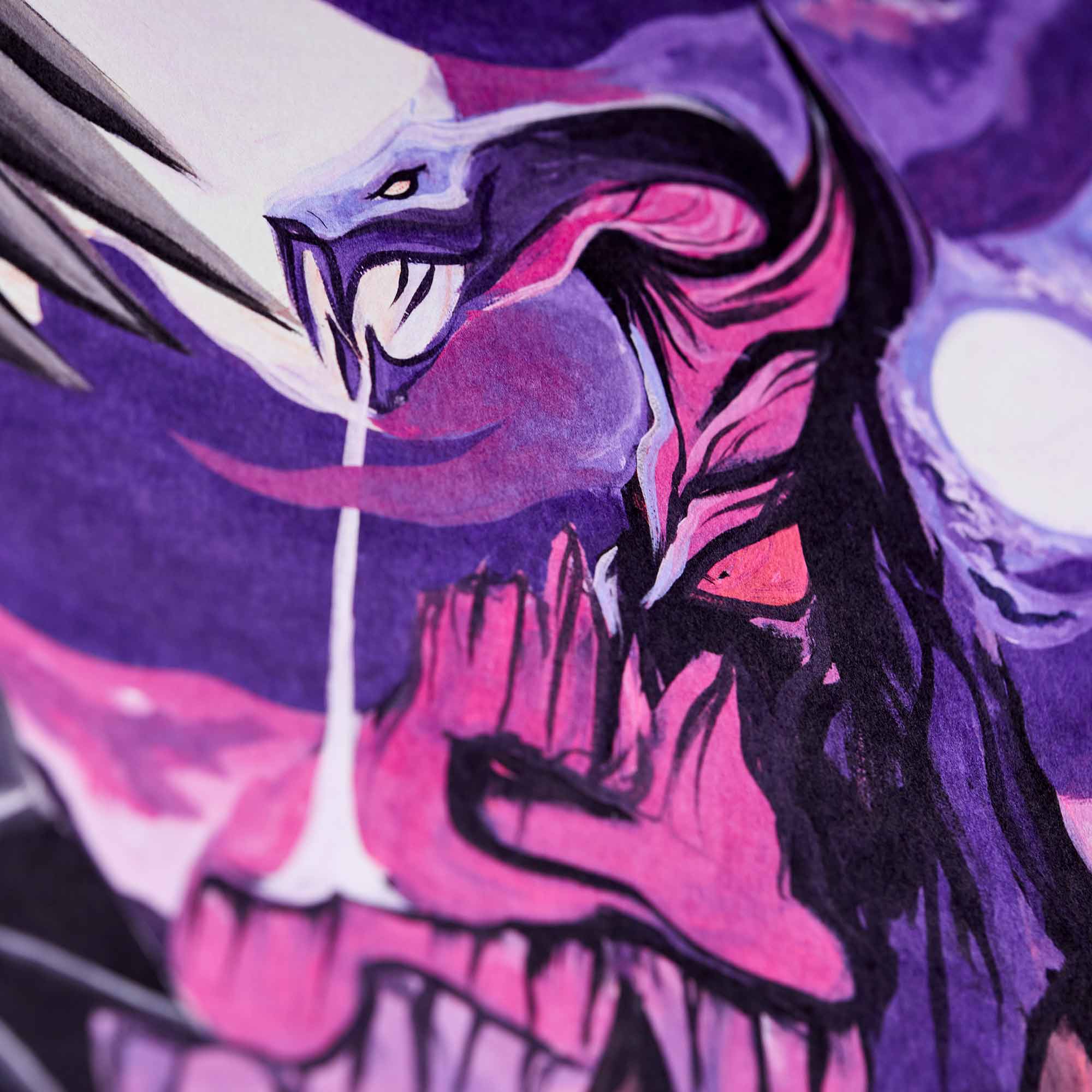 Gianni Lee X Skeletor Artist Print - Image 4