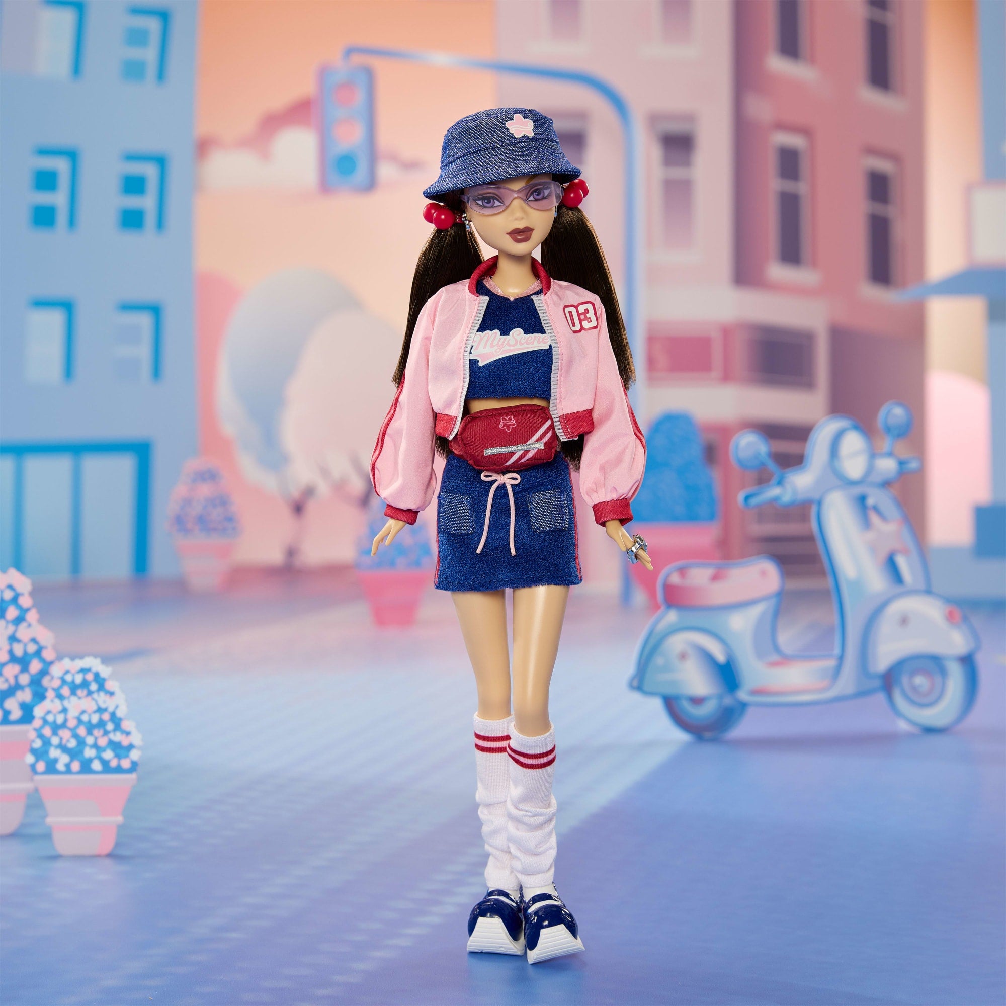 Barbie Signature My Scene Nolee Collector Doll in Y2K-Inspired Outfit With Premium Accessories - Image 2