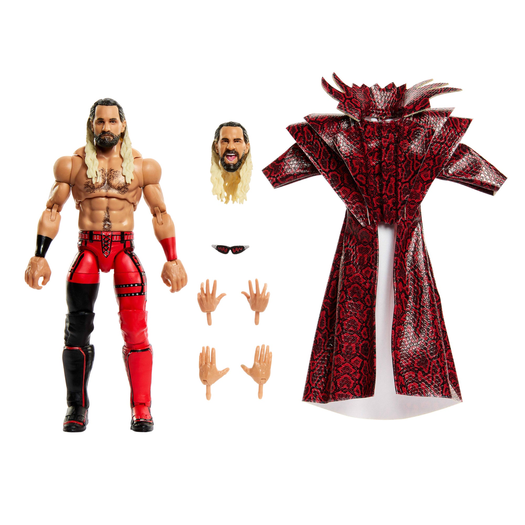 WWE Ultimate Edition Seth Rollins Action Figure & Accessories Set. Greatest Hits 6-Inch Collectible