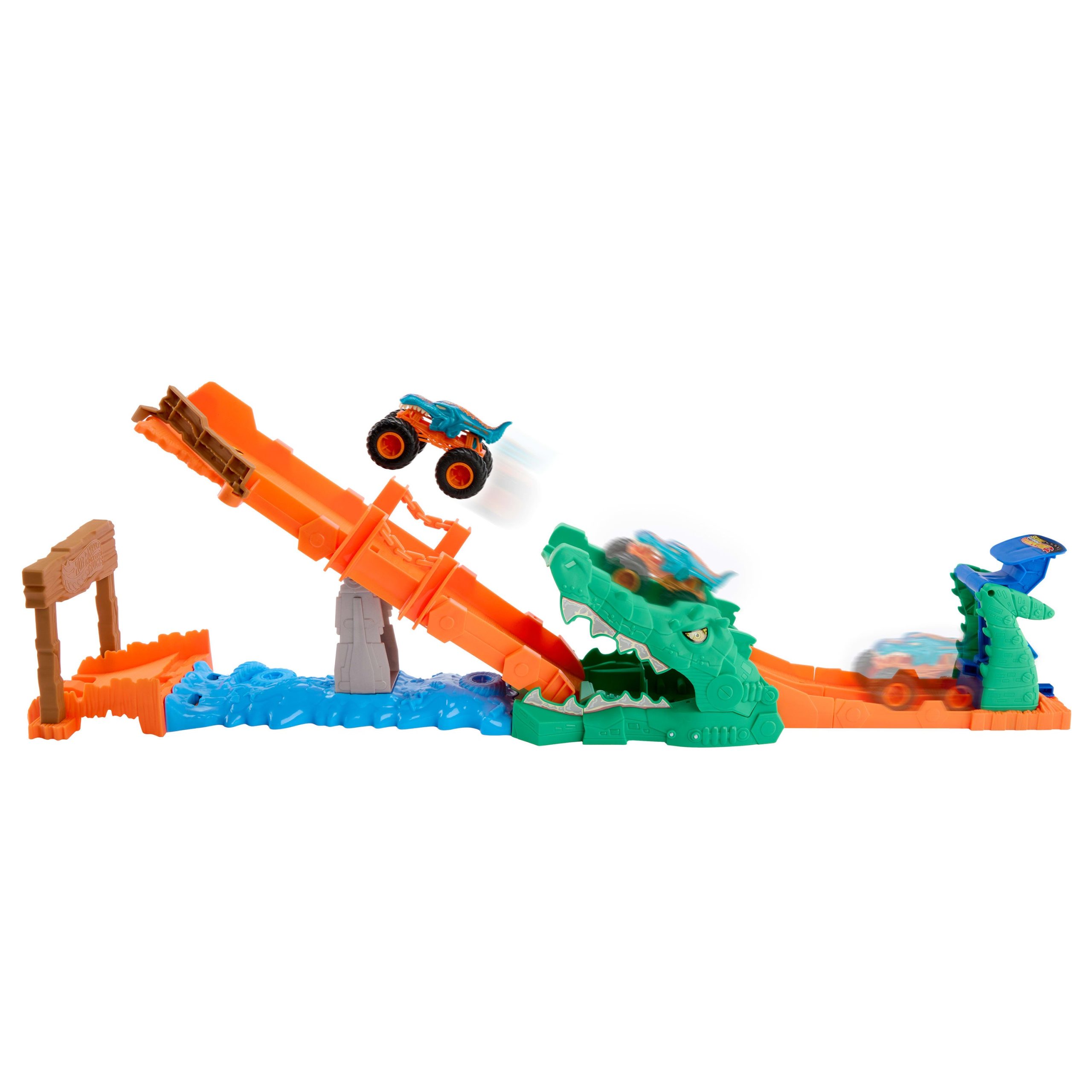 Hot Wheels Monster Trucks Pista Ataque ao Crocodilo - Image 6