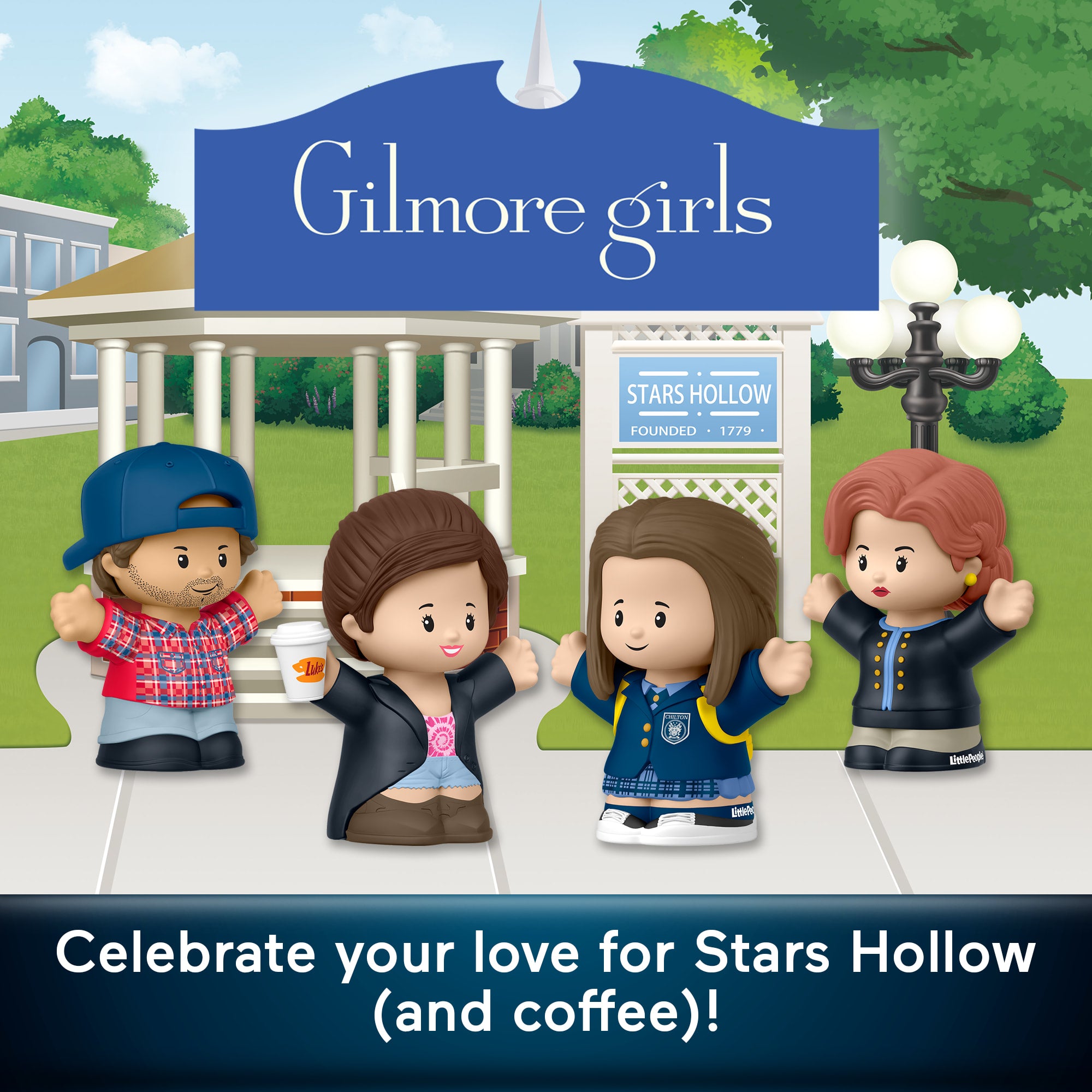 Little People Collector Gilmore Girls Tv Show Special Edition Set For Fans. 4 Figures - Image 2