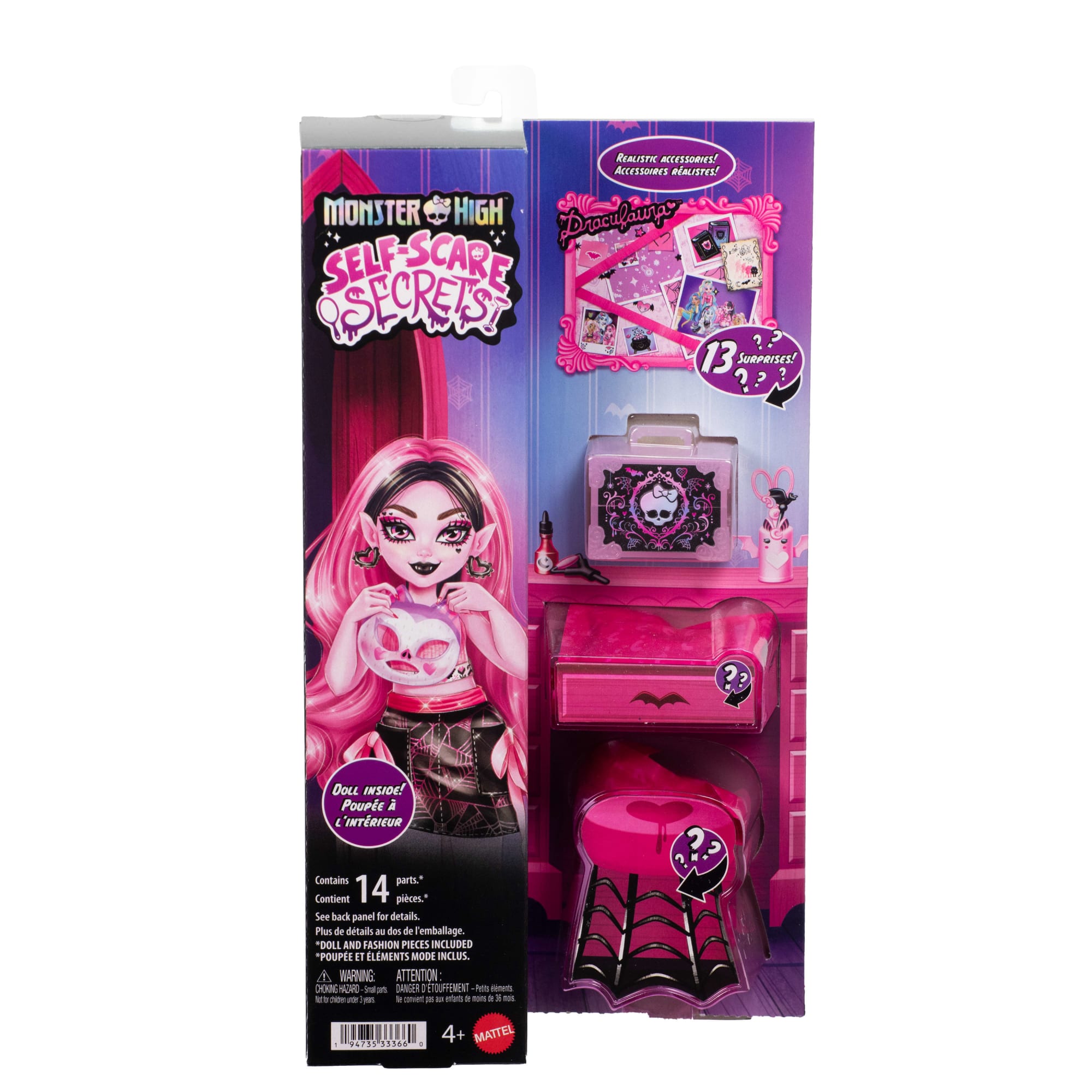 Monster High-Coffret Secrets de Beauté Terreur & Bien-Être Draculaura - Image 6