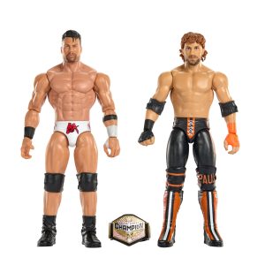 WWE Main Event Showdown La Knight vs Logan Paul Action Figures Set. Series #24. 6-Inch Collectibles