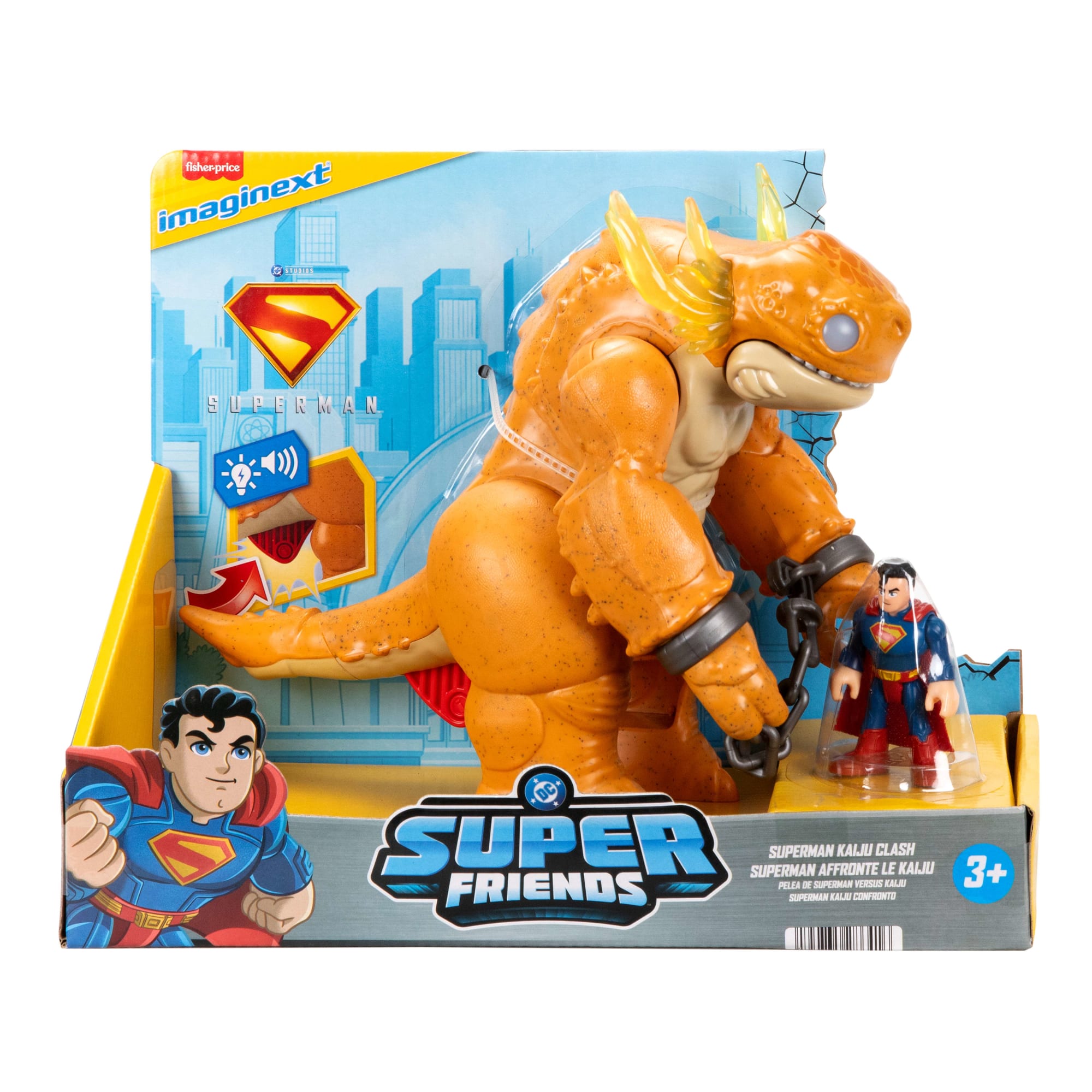 Imaginext DC Super Friends Figura de Acción Superman y Kaiju - Image 6