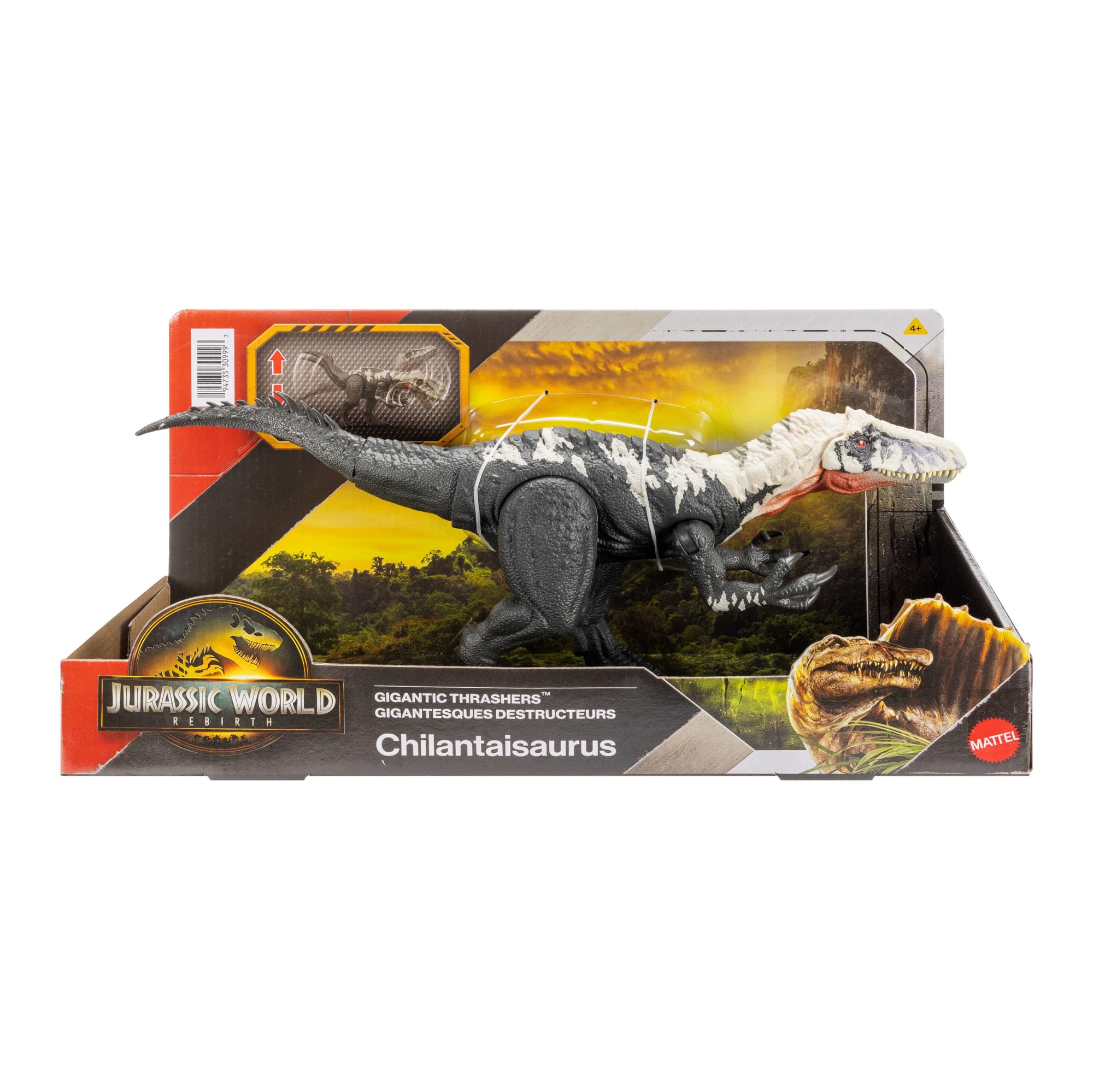 Jurassic World Dinossauro de Brinquedo Rebirth Rastreadores Gigantes Chilantaisaurus - Image 6