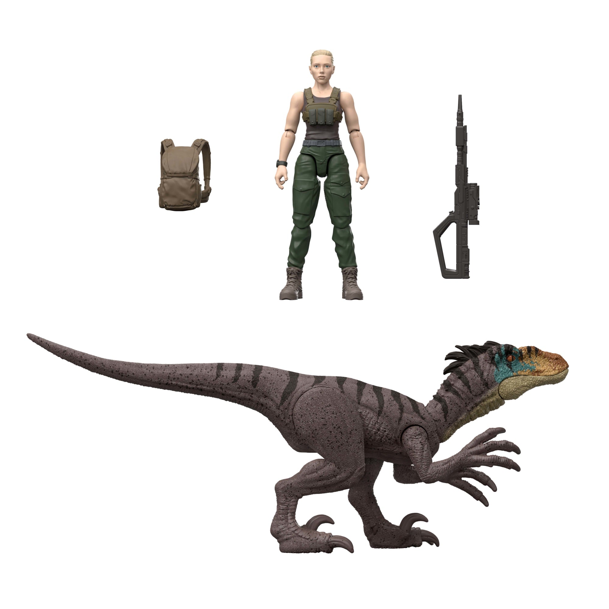 Jurassic World Set de Juego Rebirth Zora y Raptor - Image 5