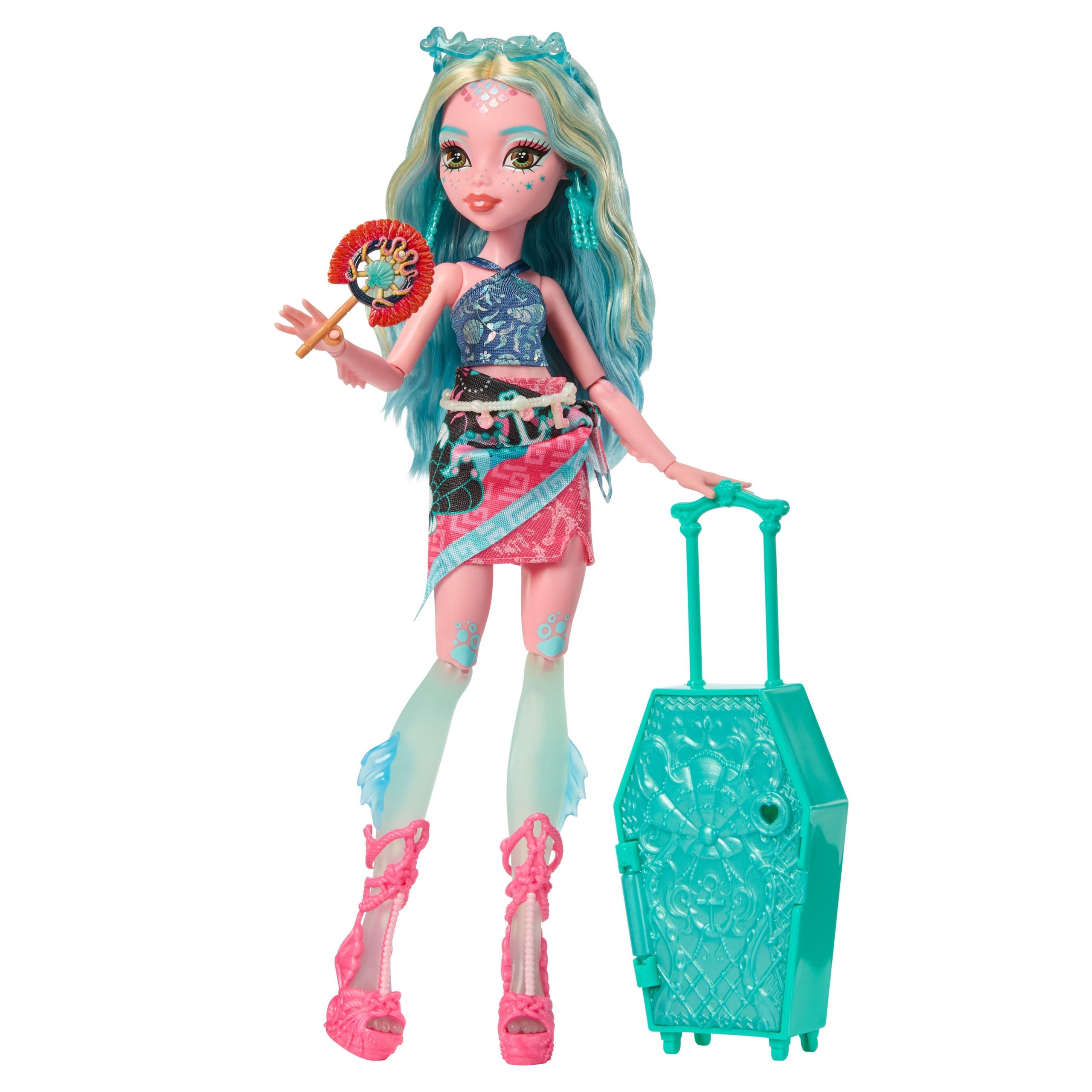 Monster High Skulltimate Secrets Gore-Geous Oasis Playset. Lagoona Blue Doll And Accessories - Image 5