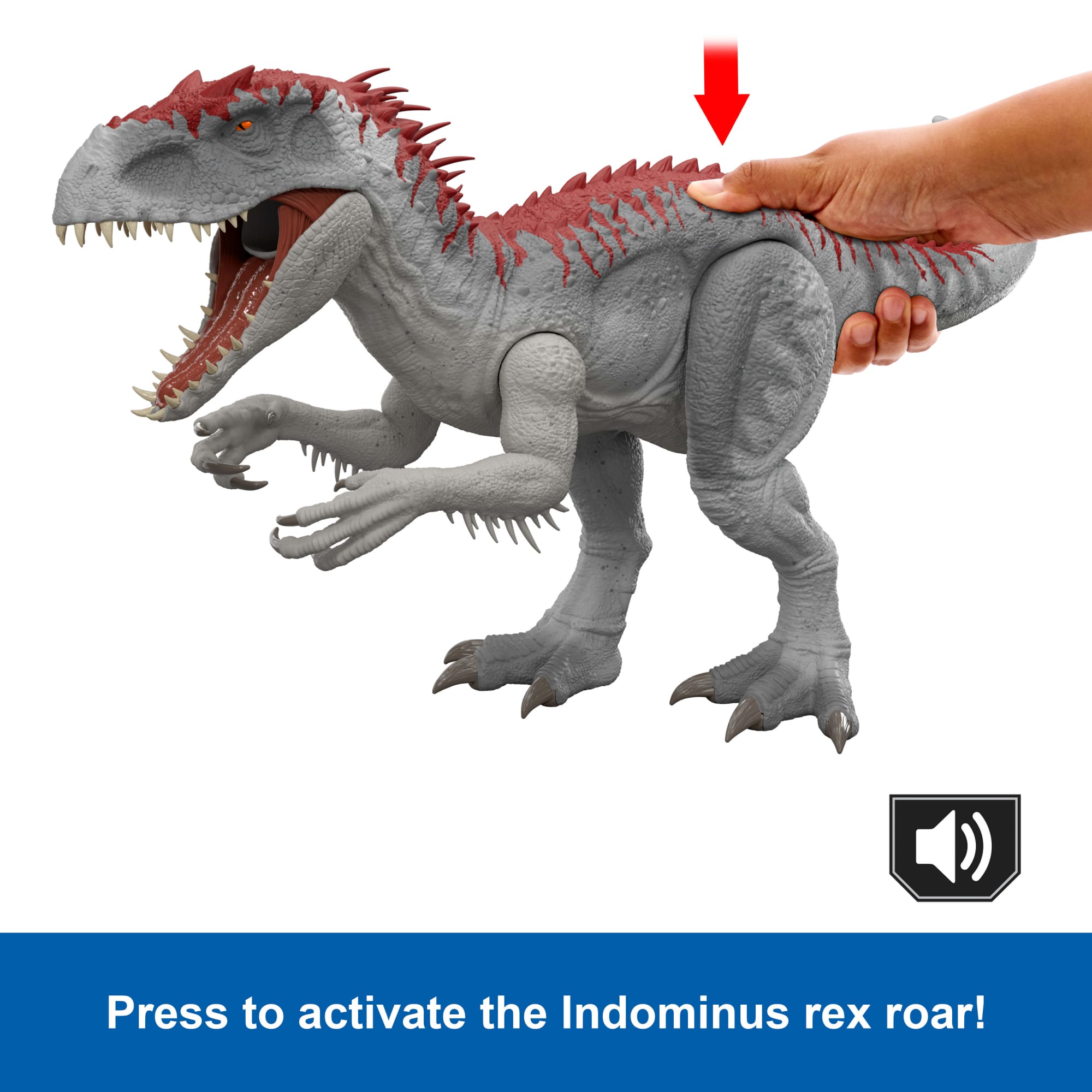 Jurassic World Electronic Real Feel Indominus Rex. Reimagined Dinosaur Action Figure Toy - Image 4