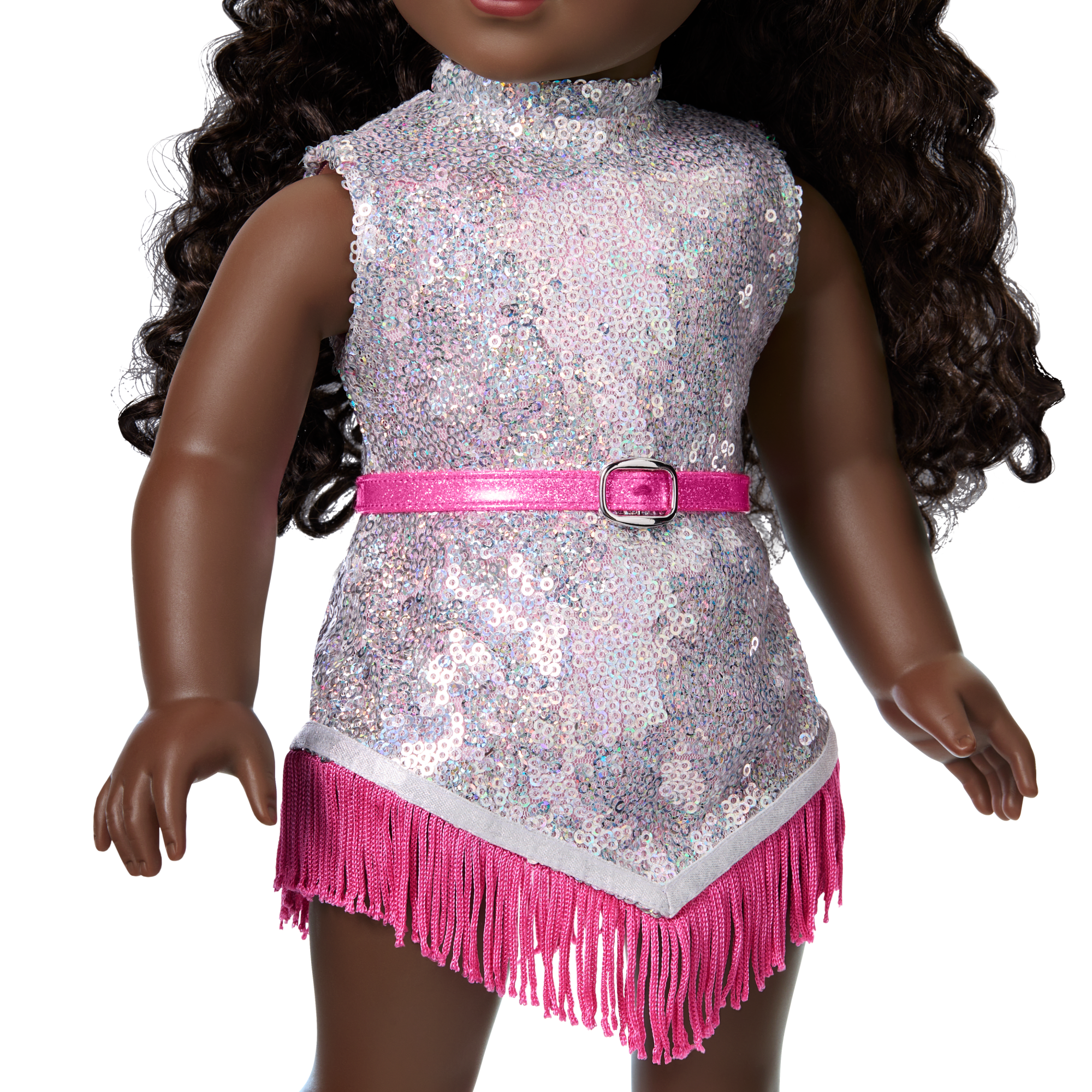 Glam Pink Cowgirl Outfit for 18-inch Dolls - Image 10