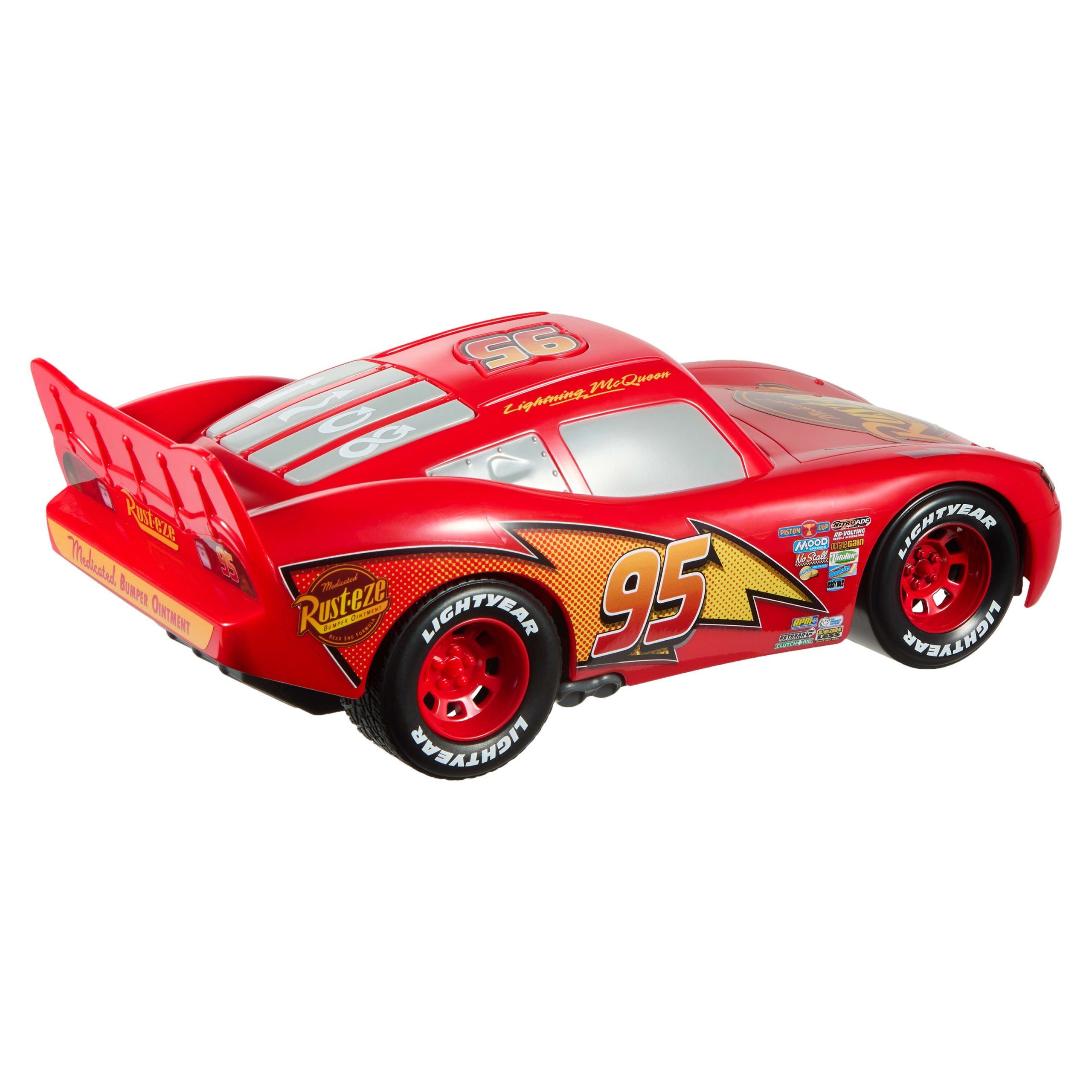Disney And Pixar Cars Action Scene Lightning Mcqueen. Battery-Powered Toy Vehicle With Sound Effects - Image 4