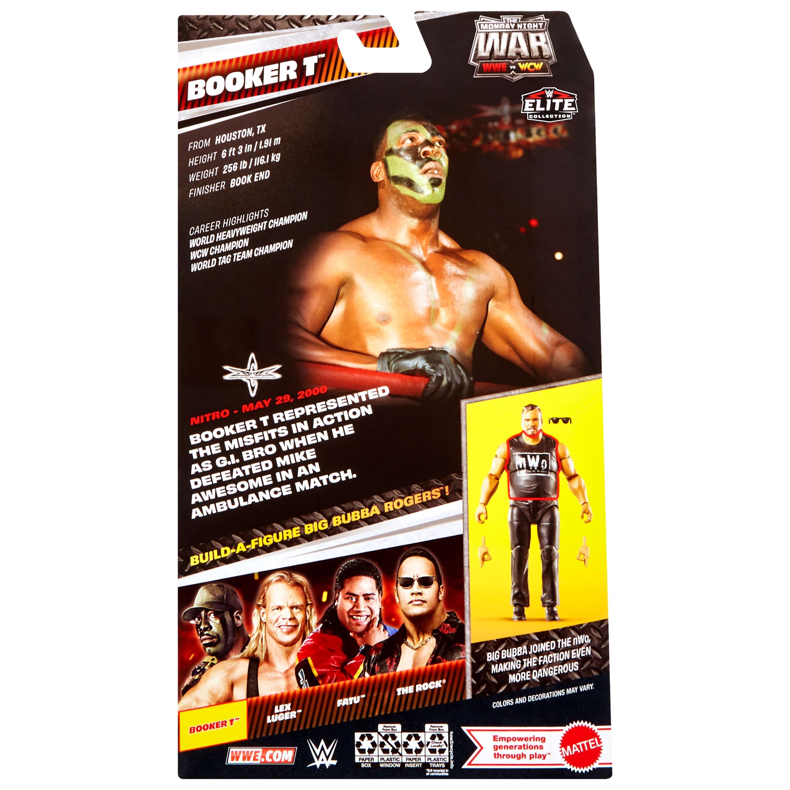 WWE Monday Night War Elite Collection Booker T Action Figure - Image 11