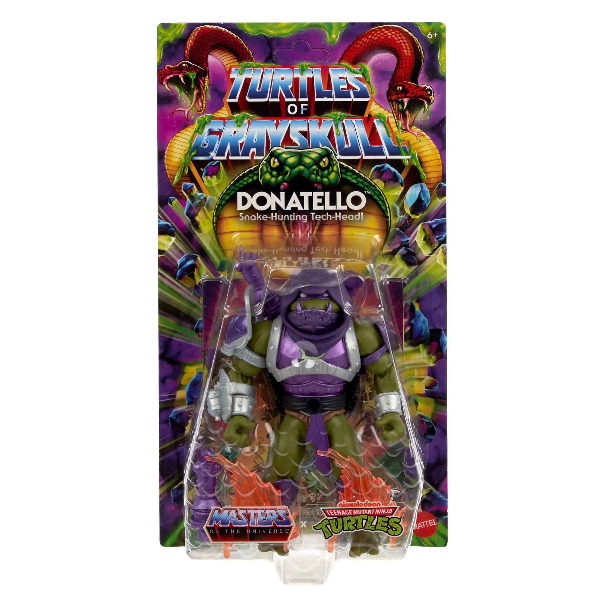 Masters of the Universe Tartarugas of Grayskull Figura de Ação Donatello de 5.5 pulgadas - Image 2