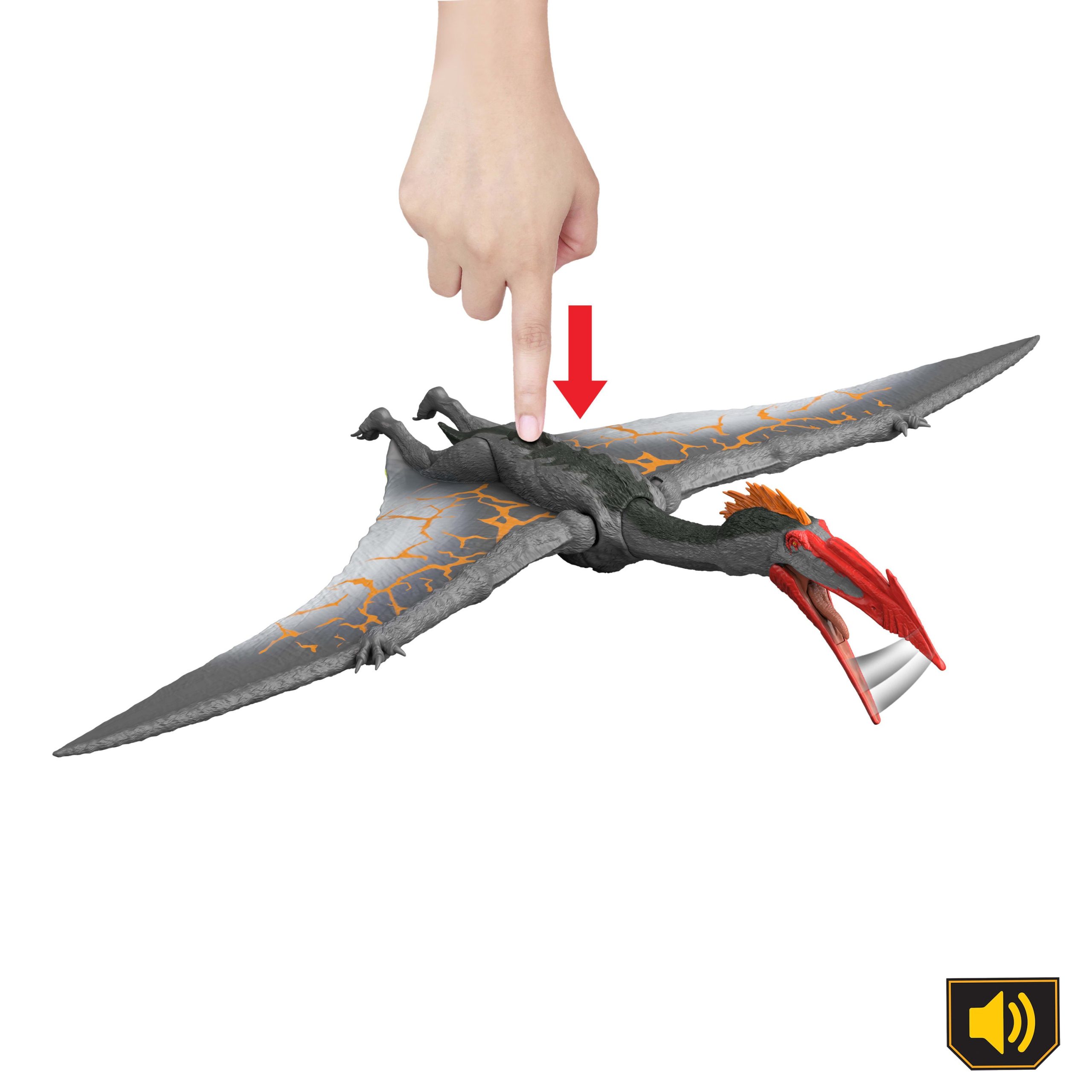 Jurassic World Legacy Collection Reimagined Real Feel Quetzalcoatlus Dinosaur Figure. Chomp & Roar - Image 2
