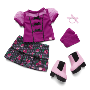 Bows & Blooms Outfit for 18-inch Dolls