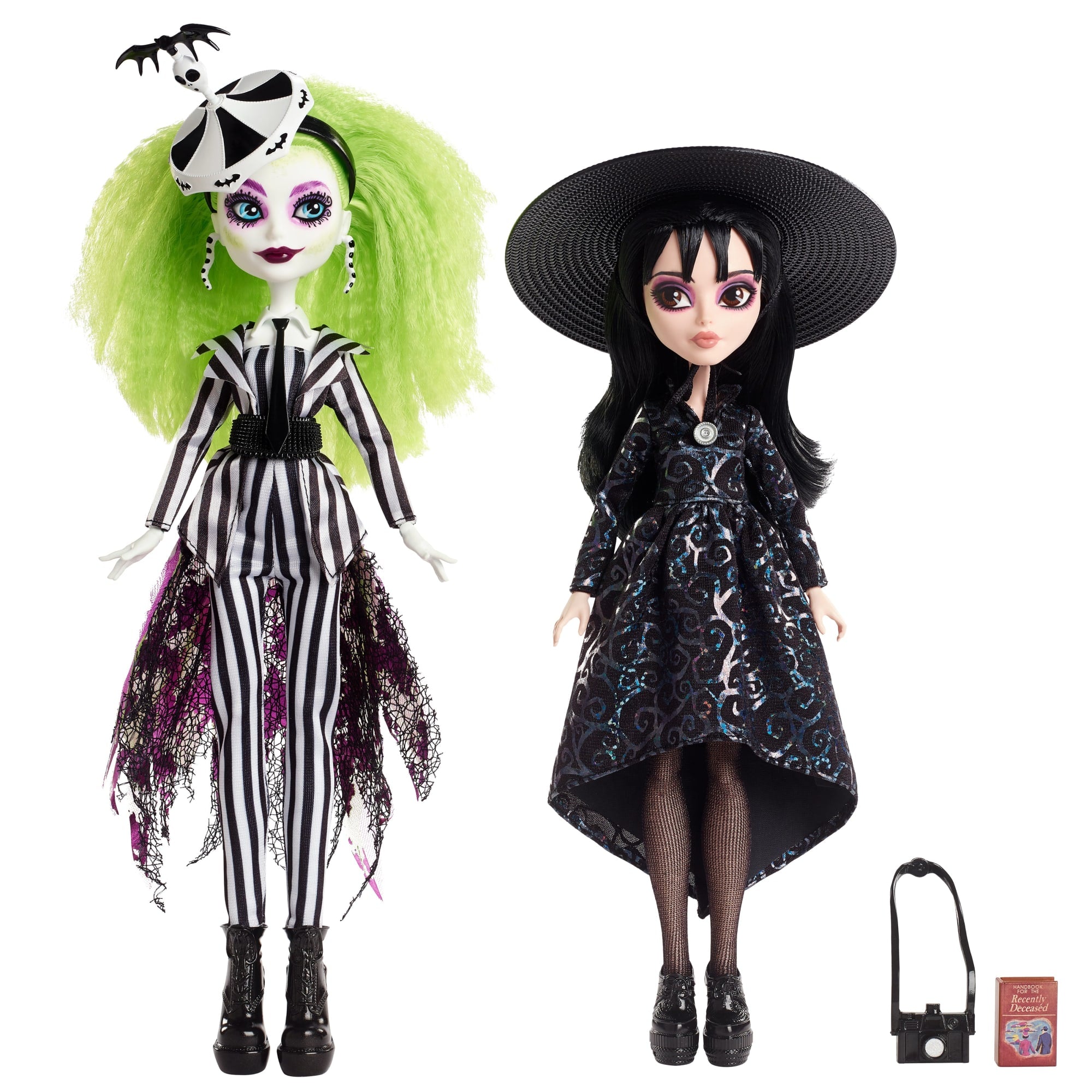 Beetlejuice & Lydia Deetz Monster High Skullector Doll 2-Pack - Image 11