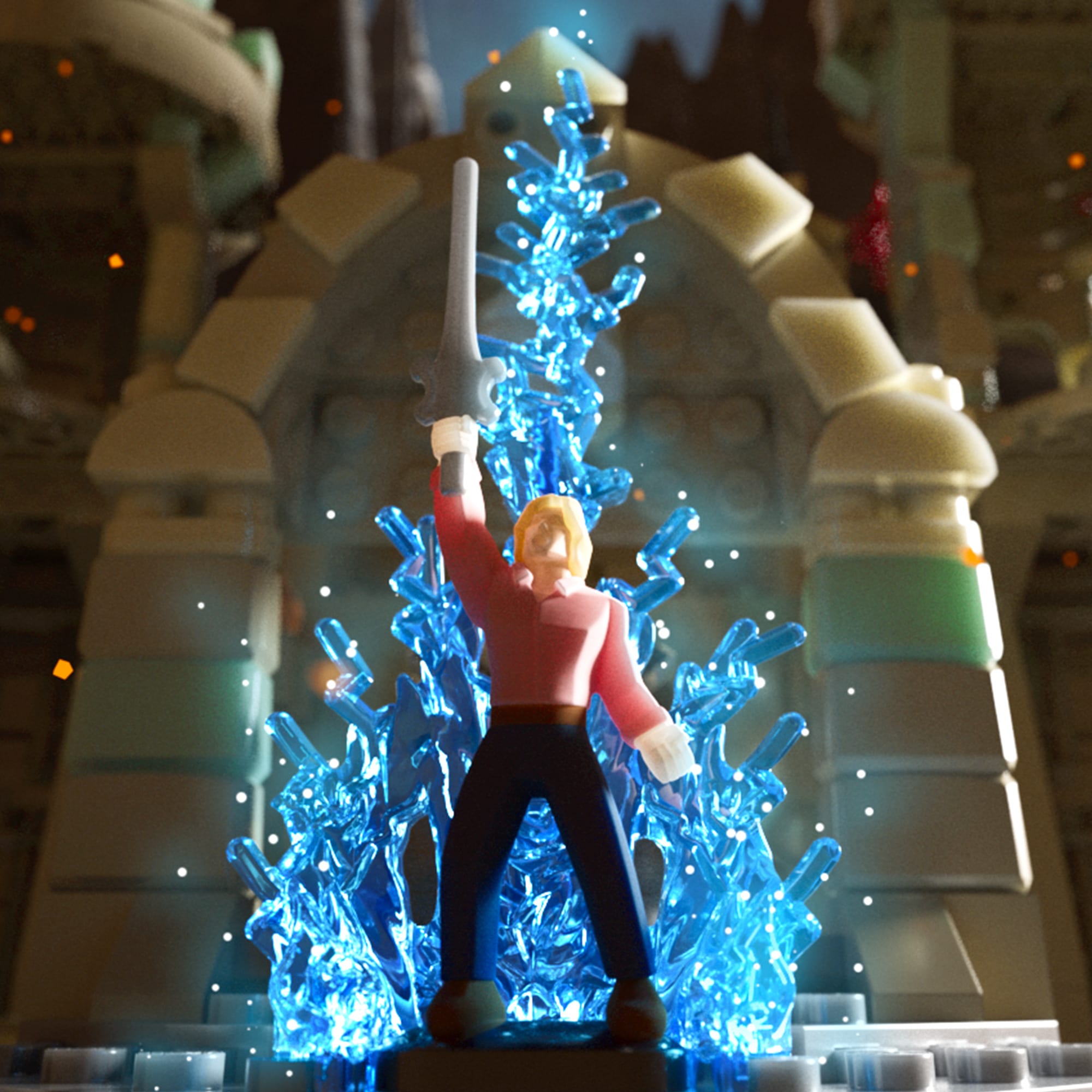 Mattel Brick Shop Masters of the Universe Battle of Castle Grayskull Building Set - Image 5