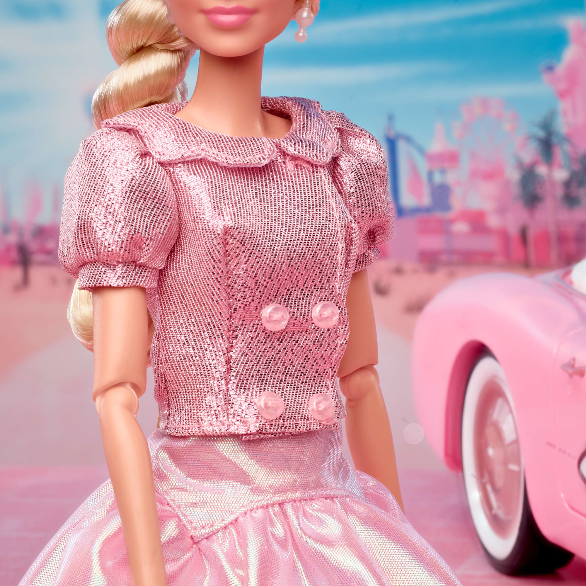 Barbie Le Film-Poupée Barbie en Tenue Rose. à Collectionner - Image 4